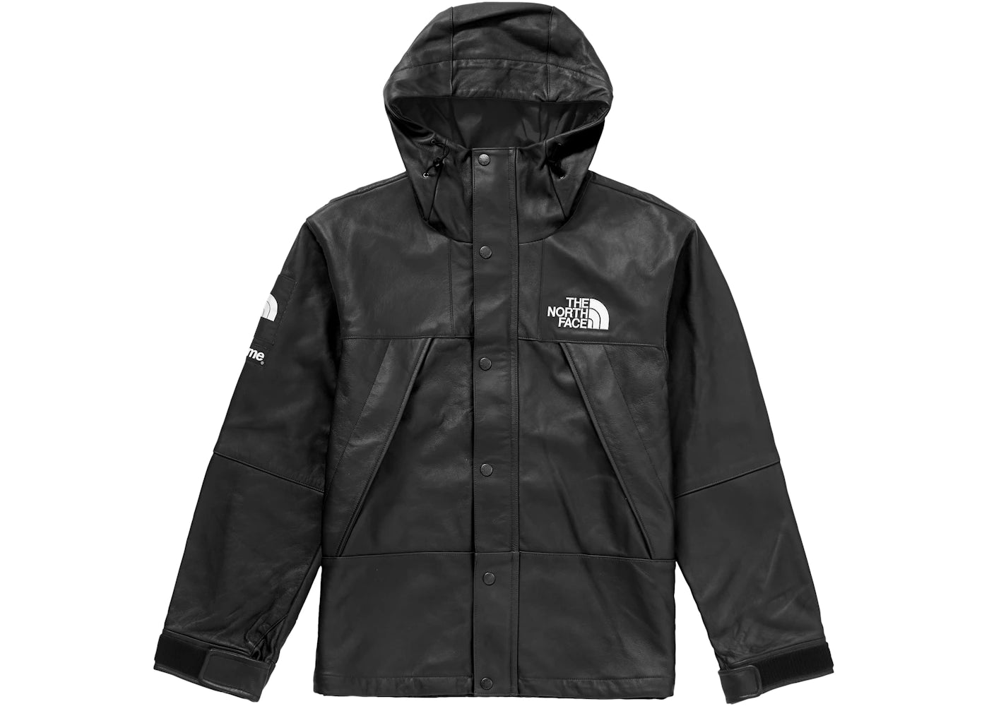 Supreme The North Face Leather Mountain Parka Black