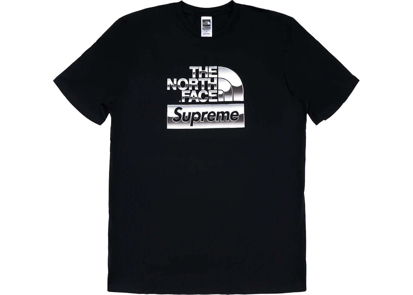 Supreme The North Face Metallic Logo T-shirt Black