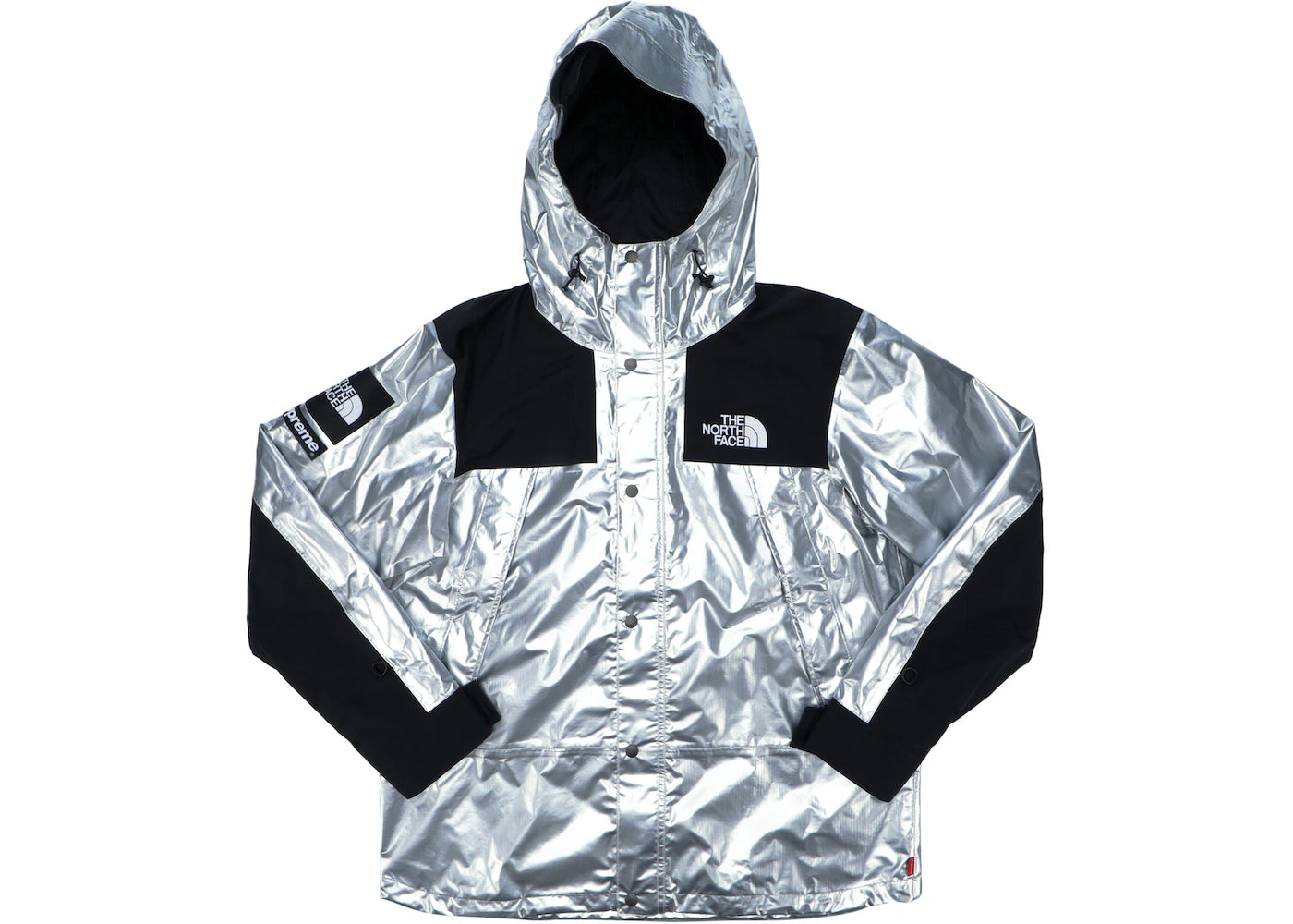 Supreme The North Face Metallic Mountain Parka Silver