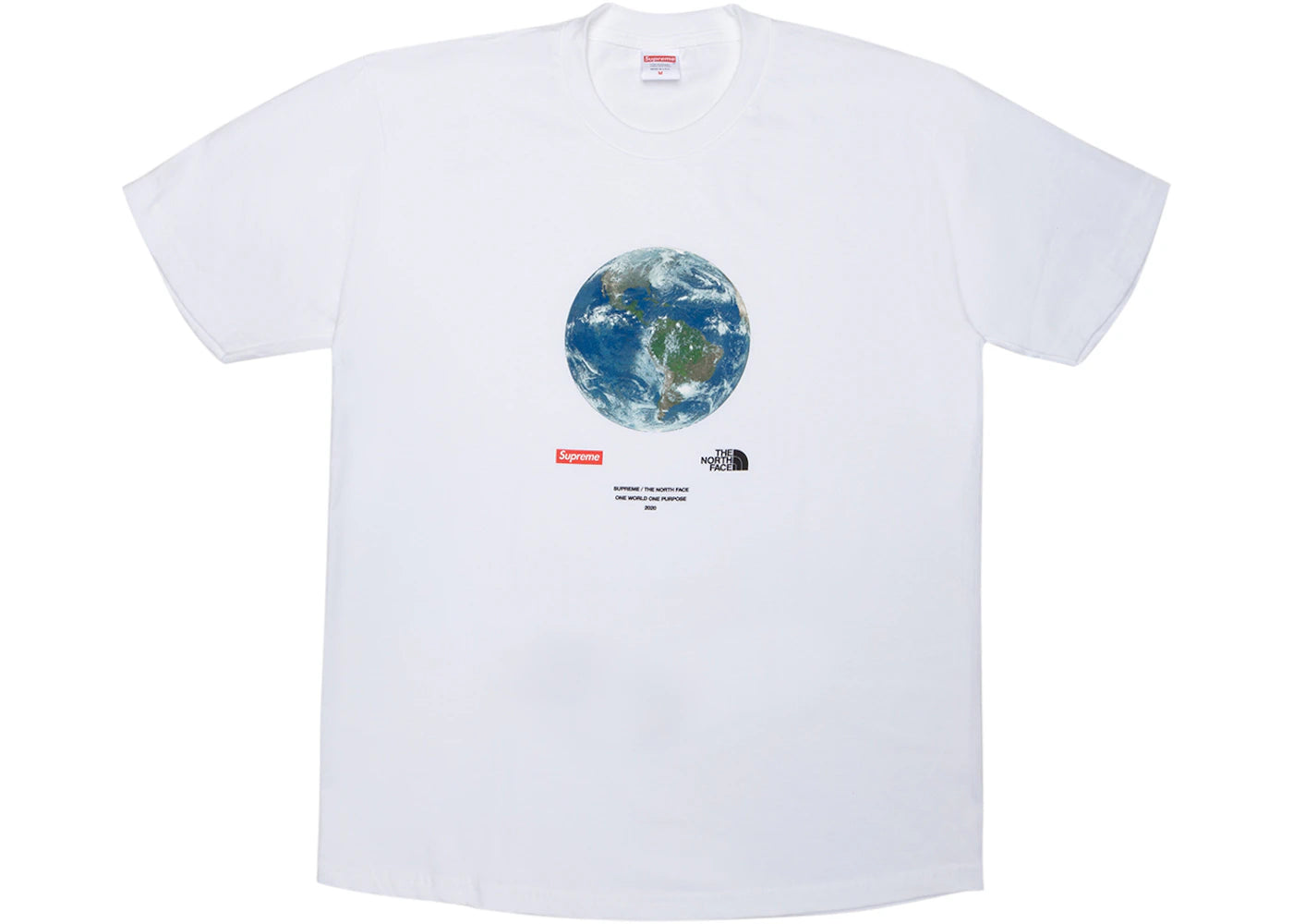 Supreme The North Face One World Tee White