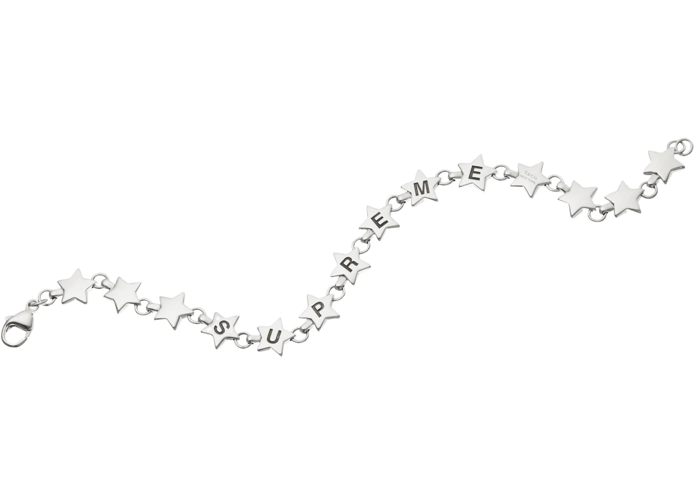 Supreme Tiffany & Co. Star Bracelet Silver