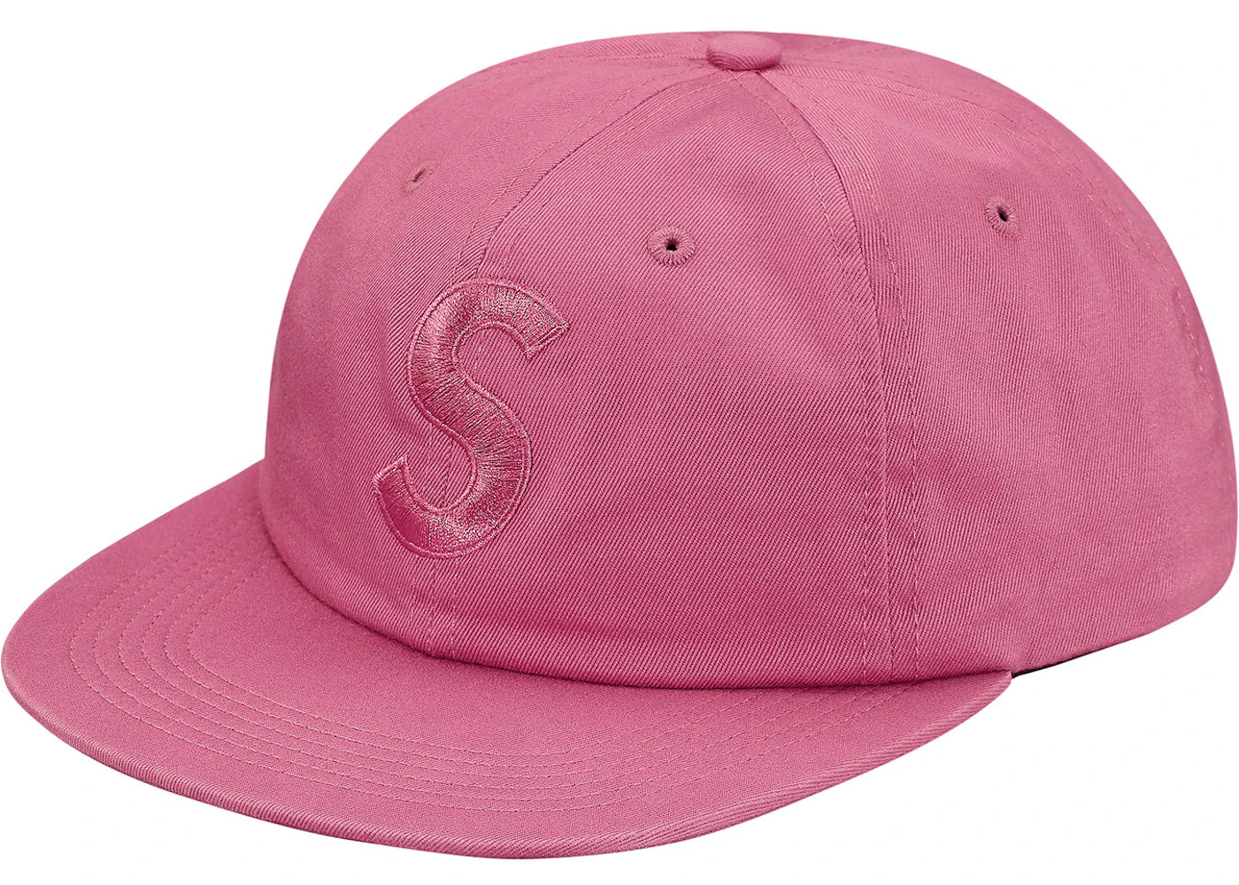 Supreme Tonal S Logo 6-Panel Bright Rose