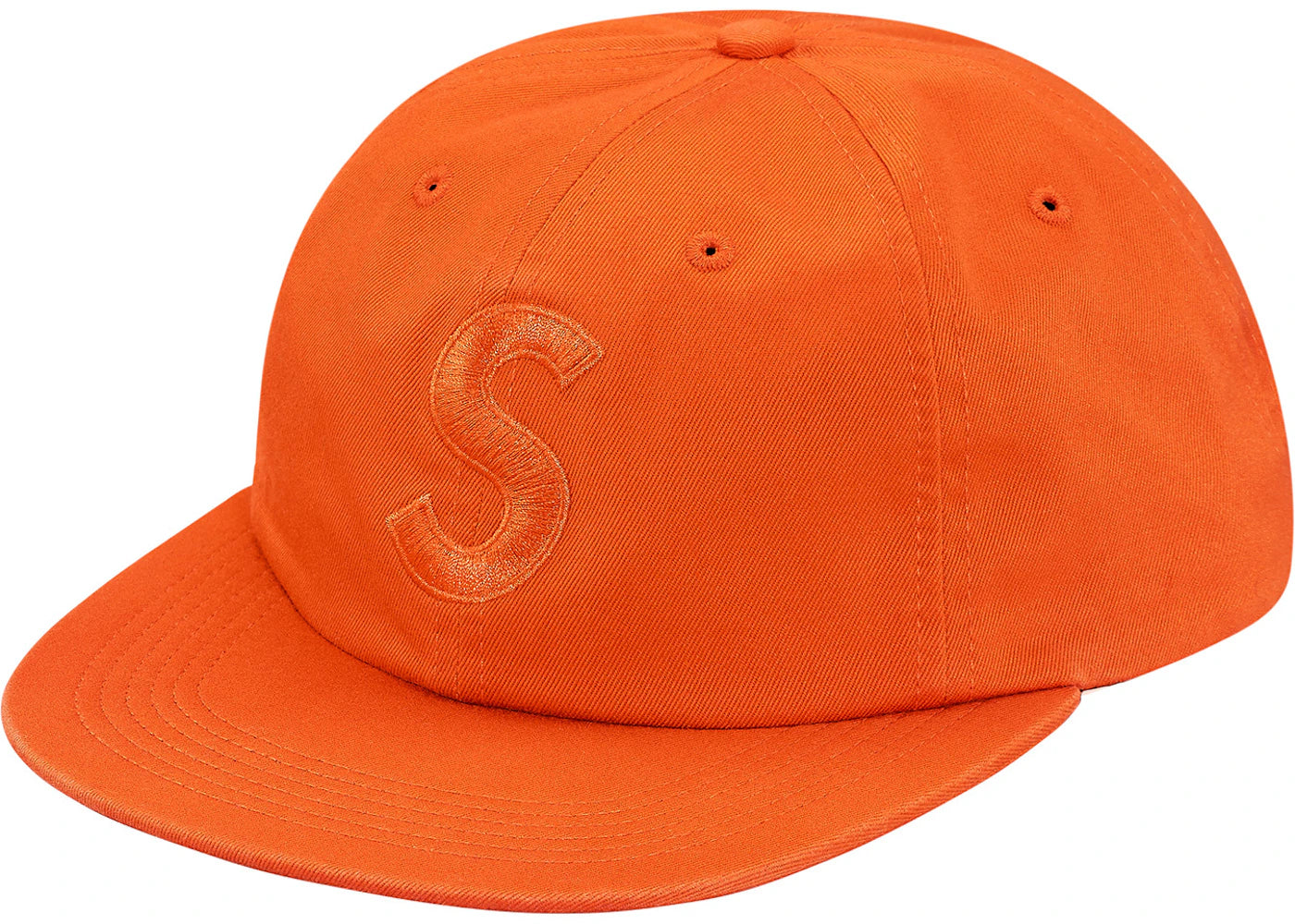 Supreme Tonal S Logo 6-Panel Burnt Orange