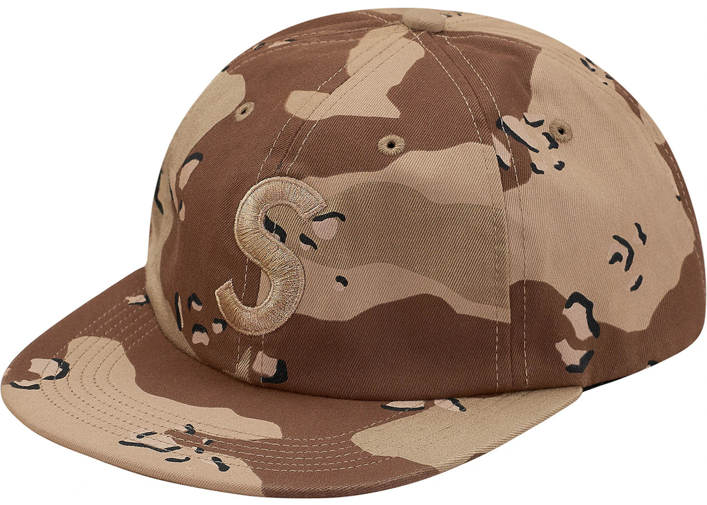 Supreme Tonal S Logo 6-Panel Desert Camo