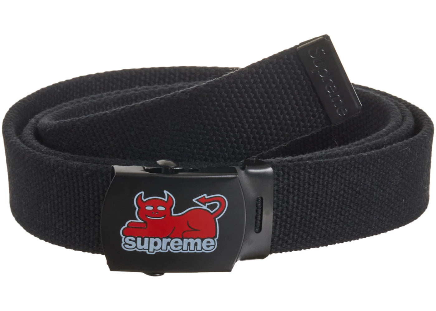 Supreme Toy Machine Webbing Belt Black