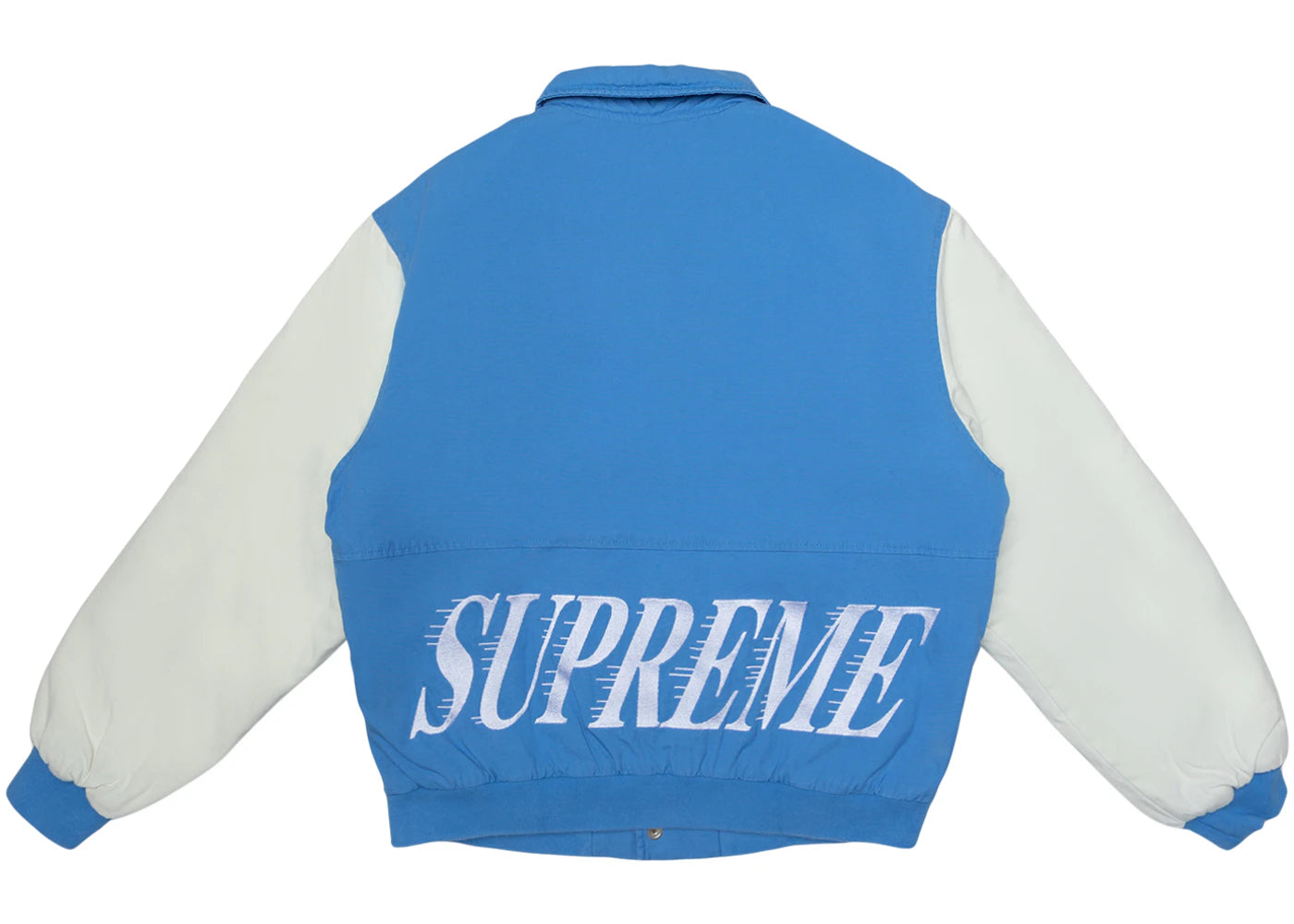 Supreme Twill Varsity Varsity Jacket Light Blue