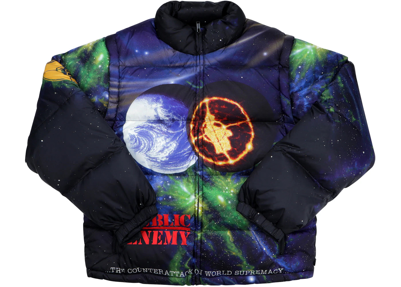 Supreme UNDERCOVER/Public Enemy Puffy Jacket Multi