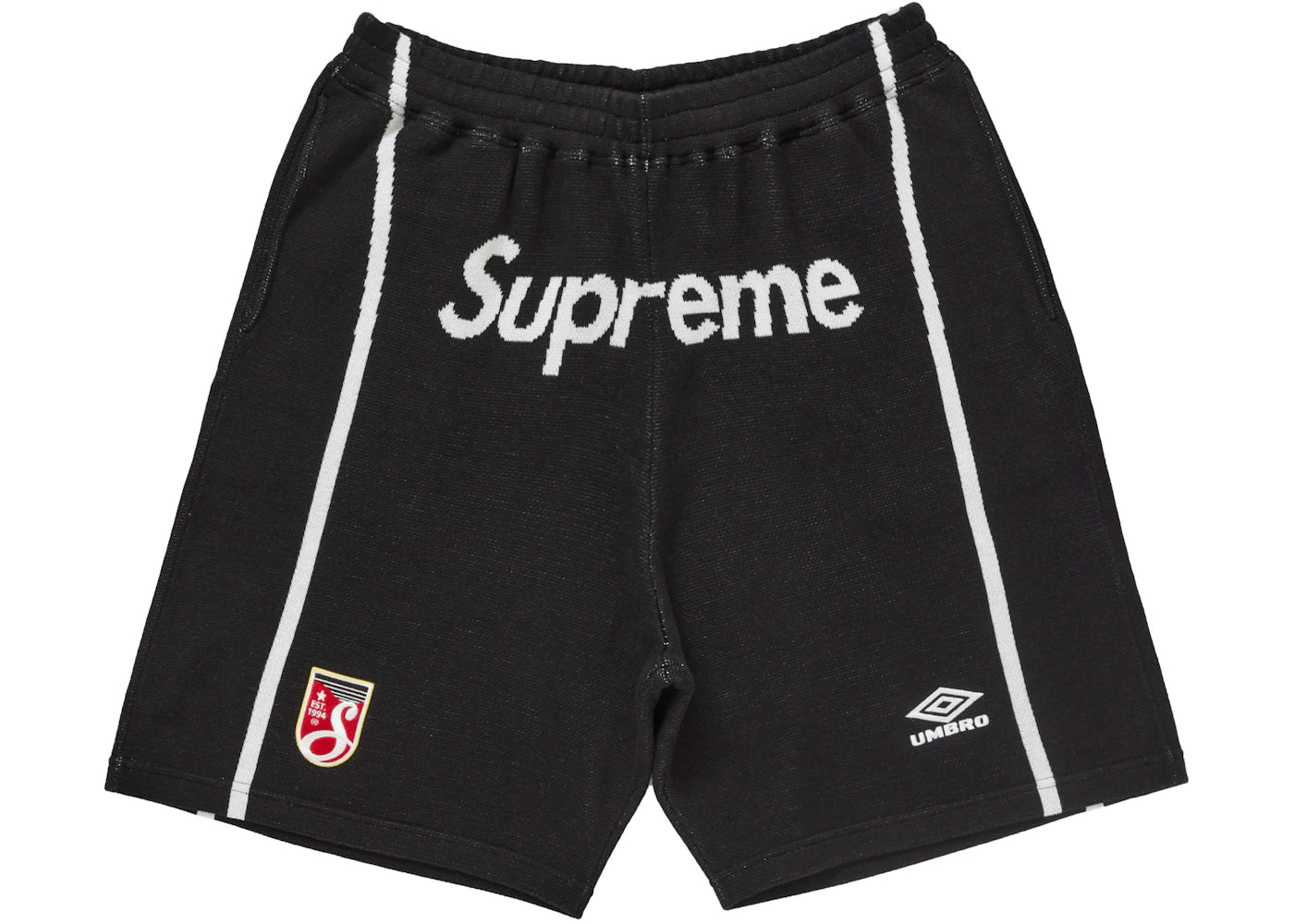 Supreme Umbro Knit Soccer Short Black