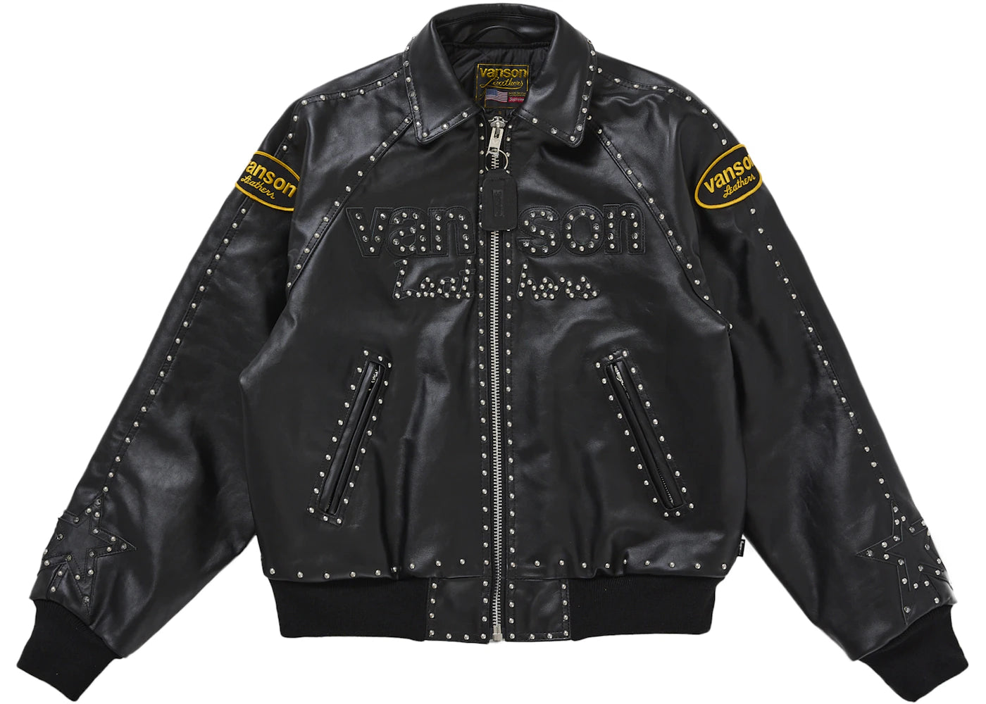 Supreme Vanson Leathers b.b. Simon Jacket Black