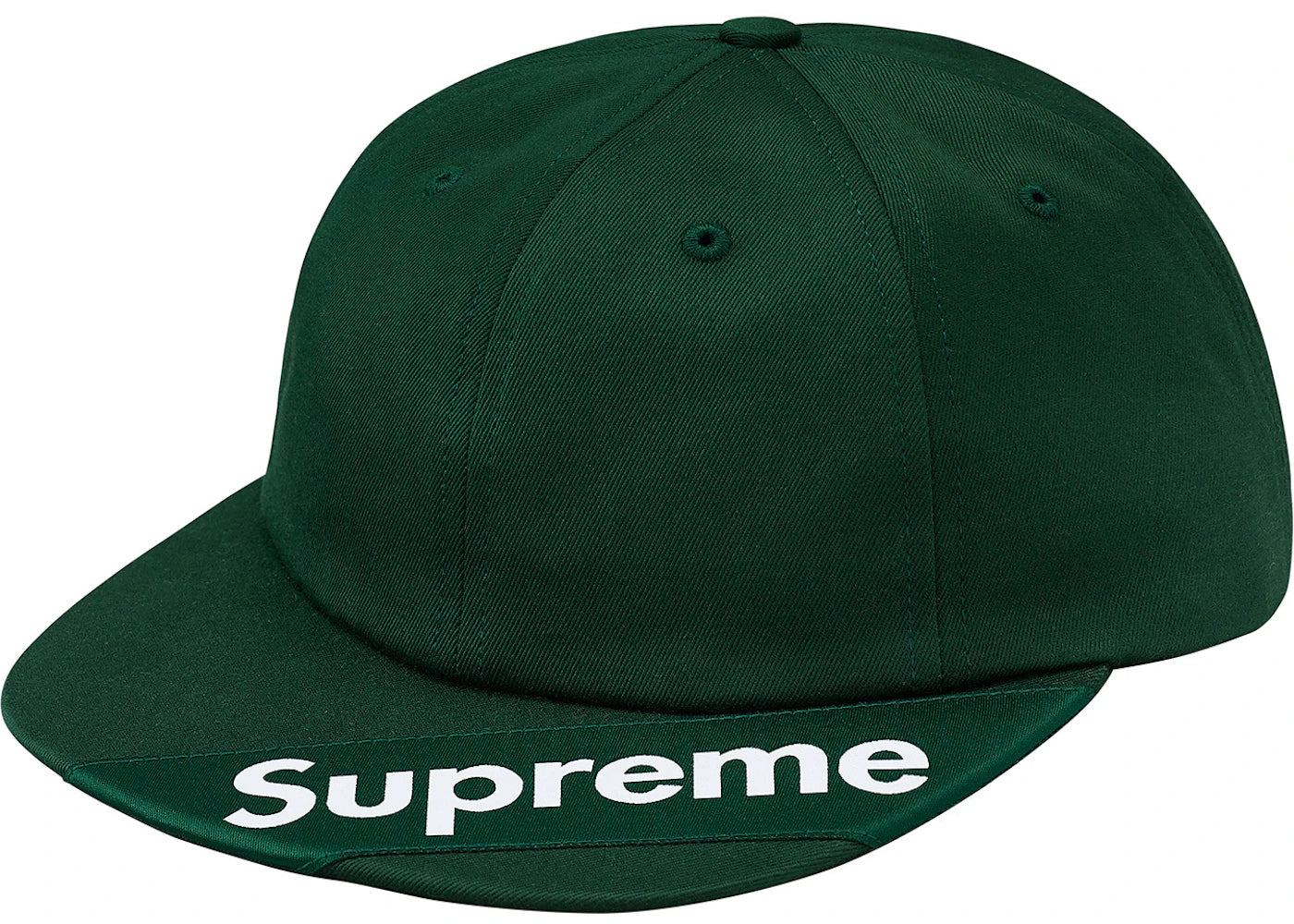 Supreme Visor Label 6-Panel Dark Green