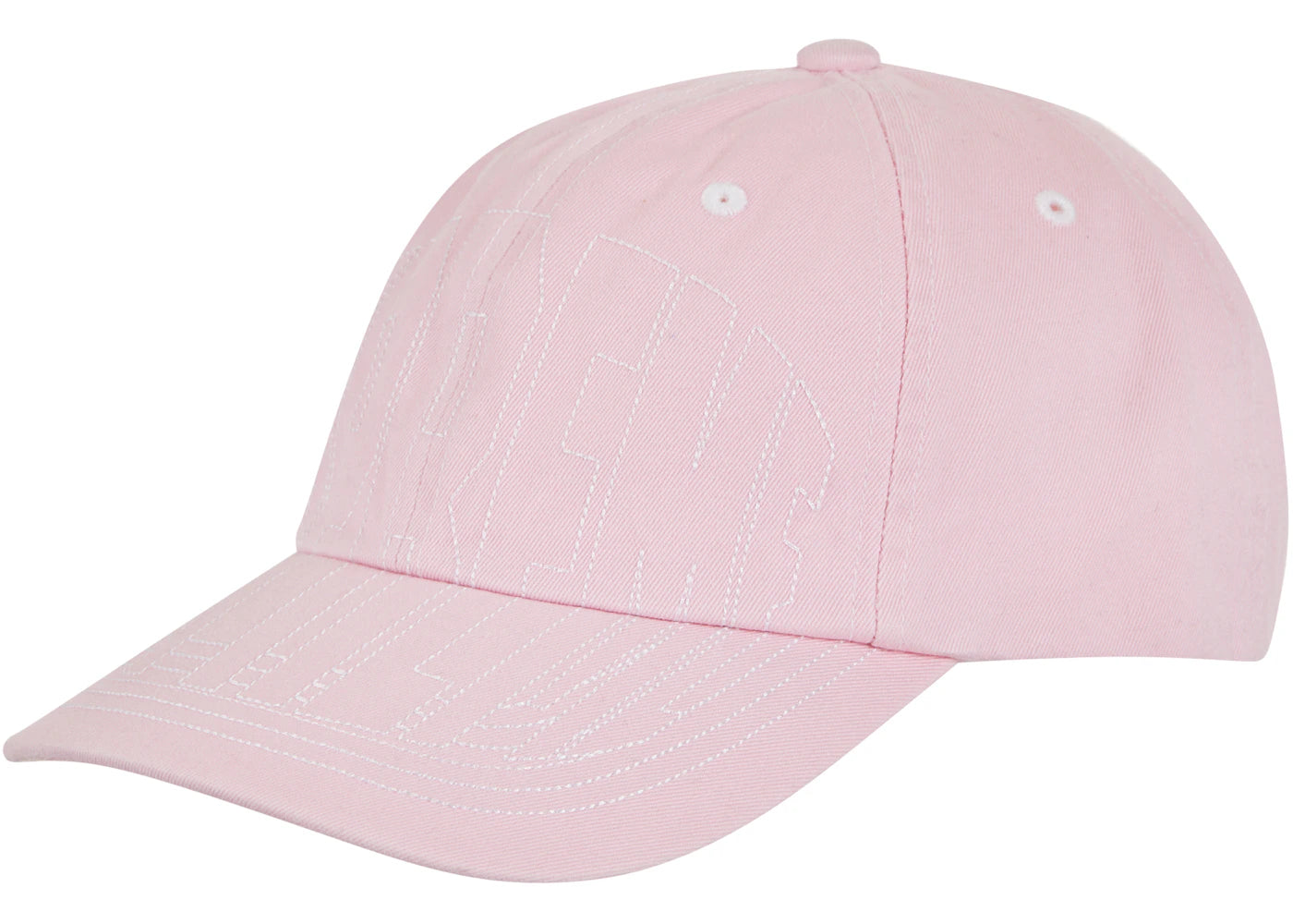 Supreme Visor Stitch 6-Panel Light Pink