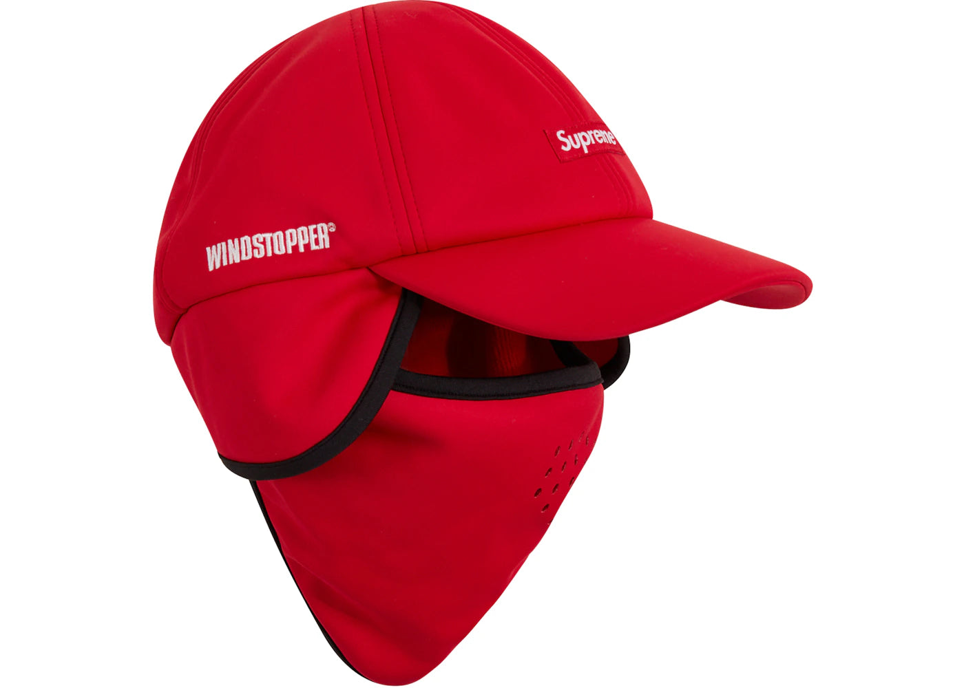 Supreme WINDSTOPPER Facemask 6-Panel Red