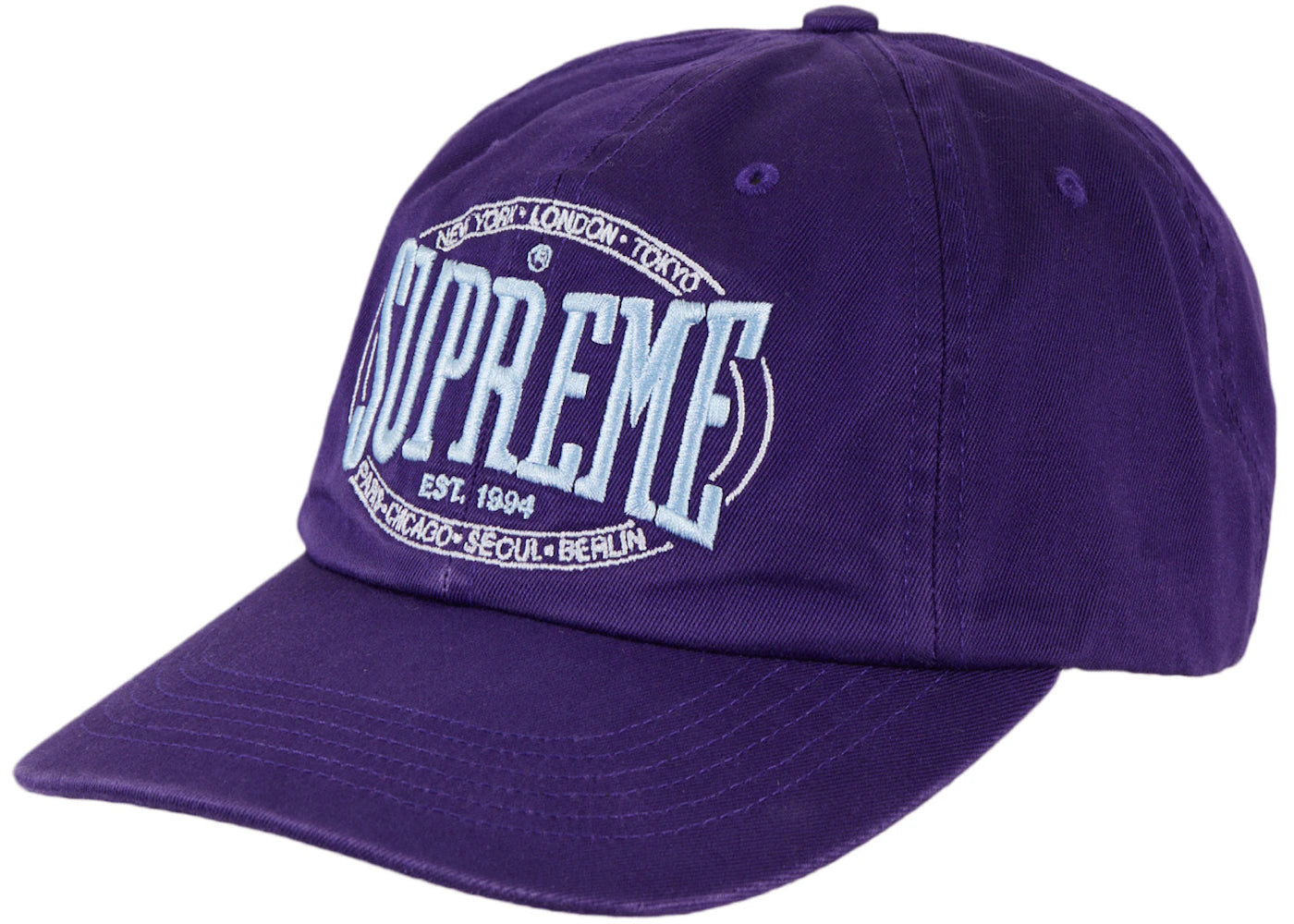 Supreme Warm Up 6-Panel Purple