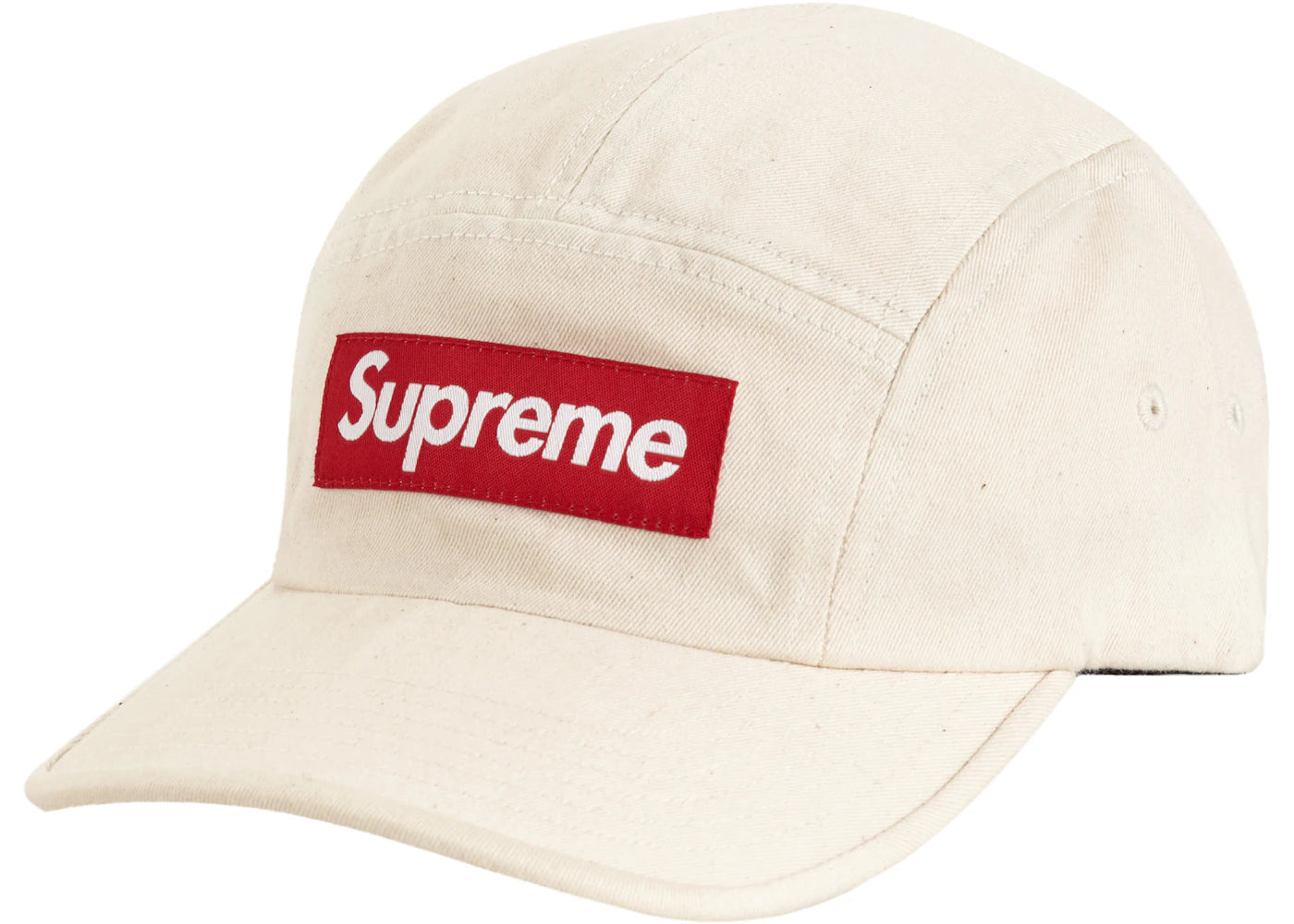 Supreme Washed Chino Twill Camp Cap (FW20) Natural