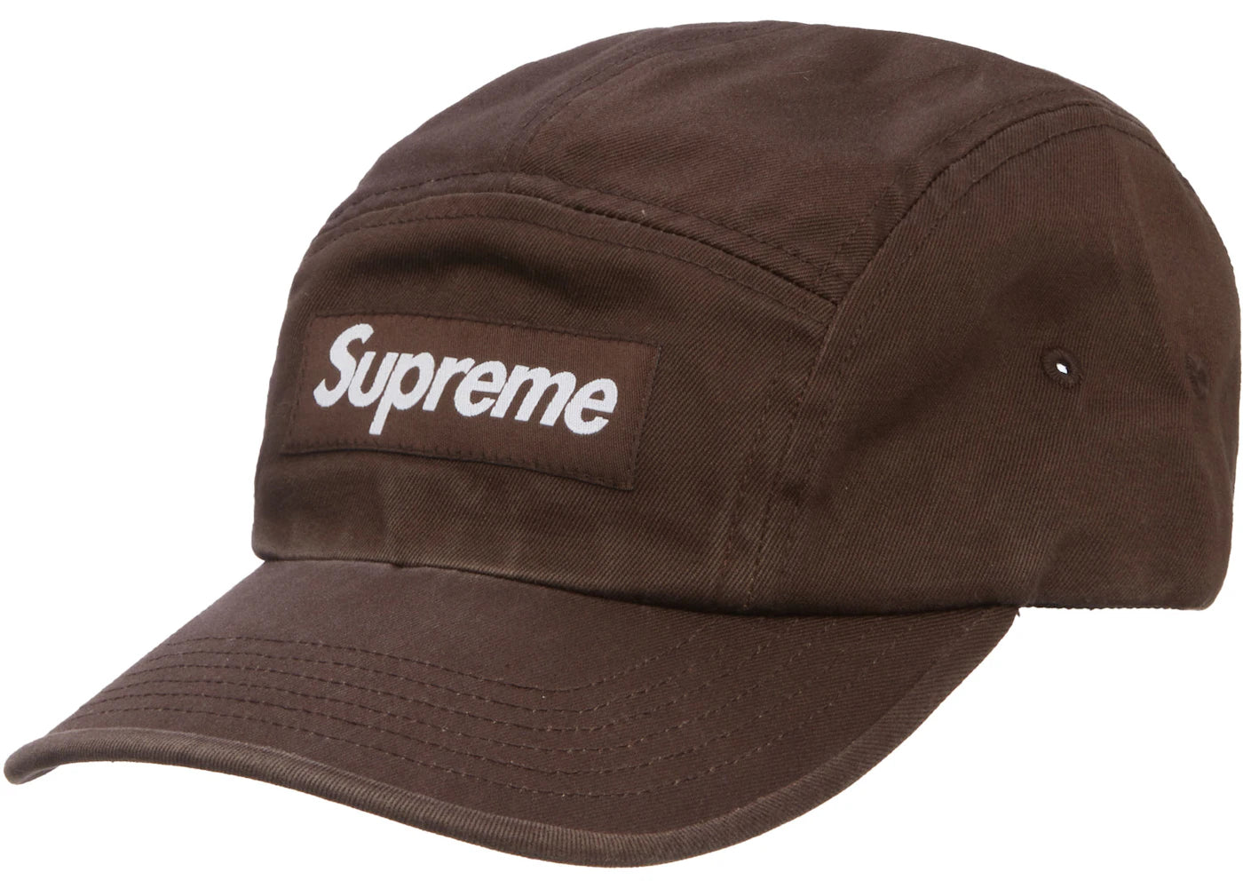 Supreme Washed Chino Twill Camp Cap (FW22) Brown