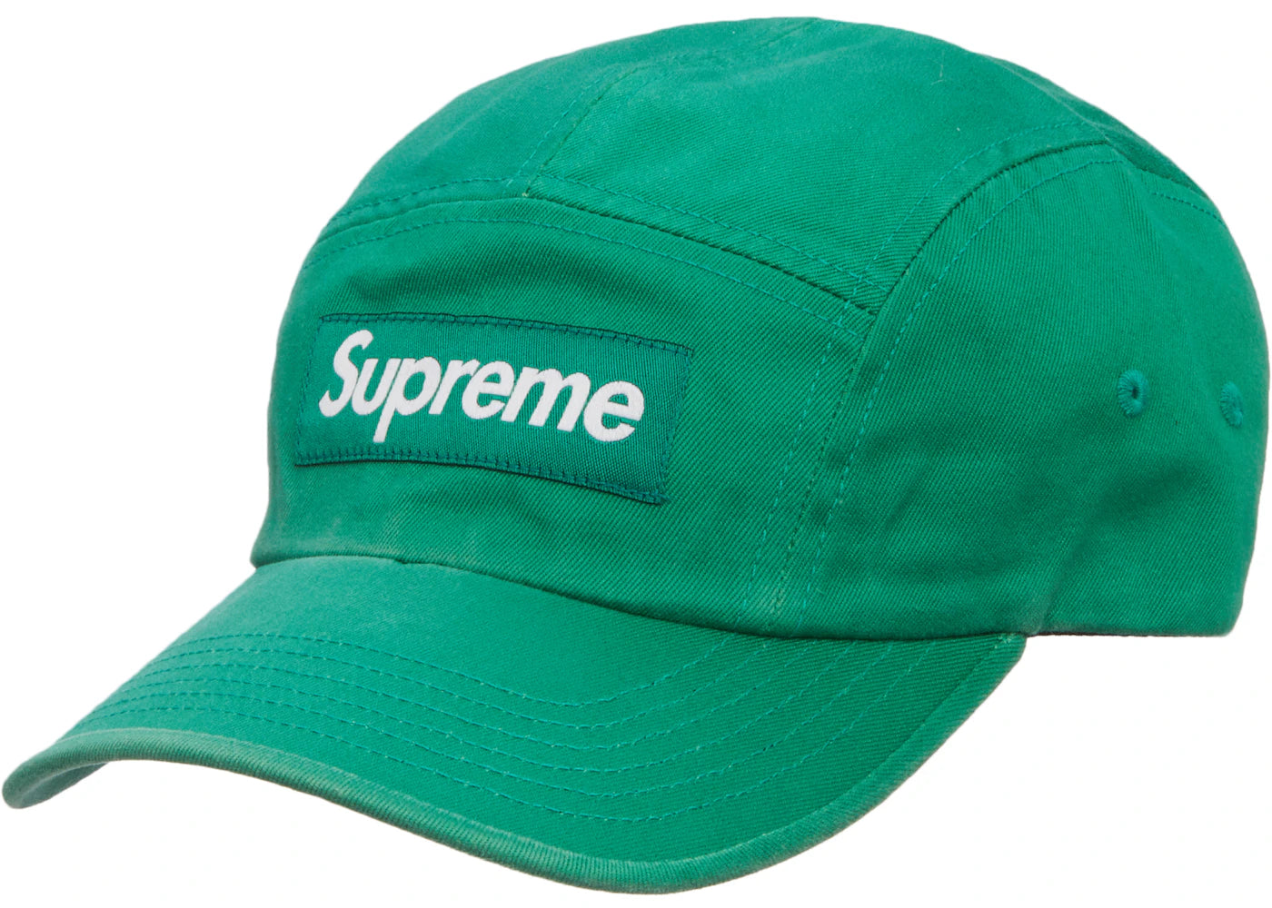 Supreme Washed Chino Twill Camp Cap (FW22) Green