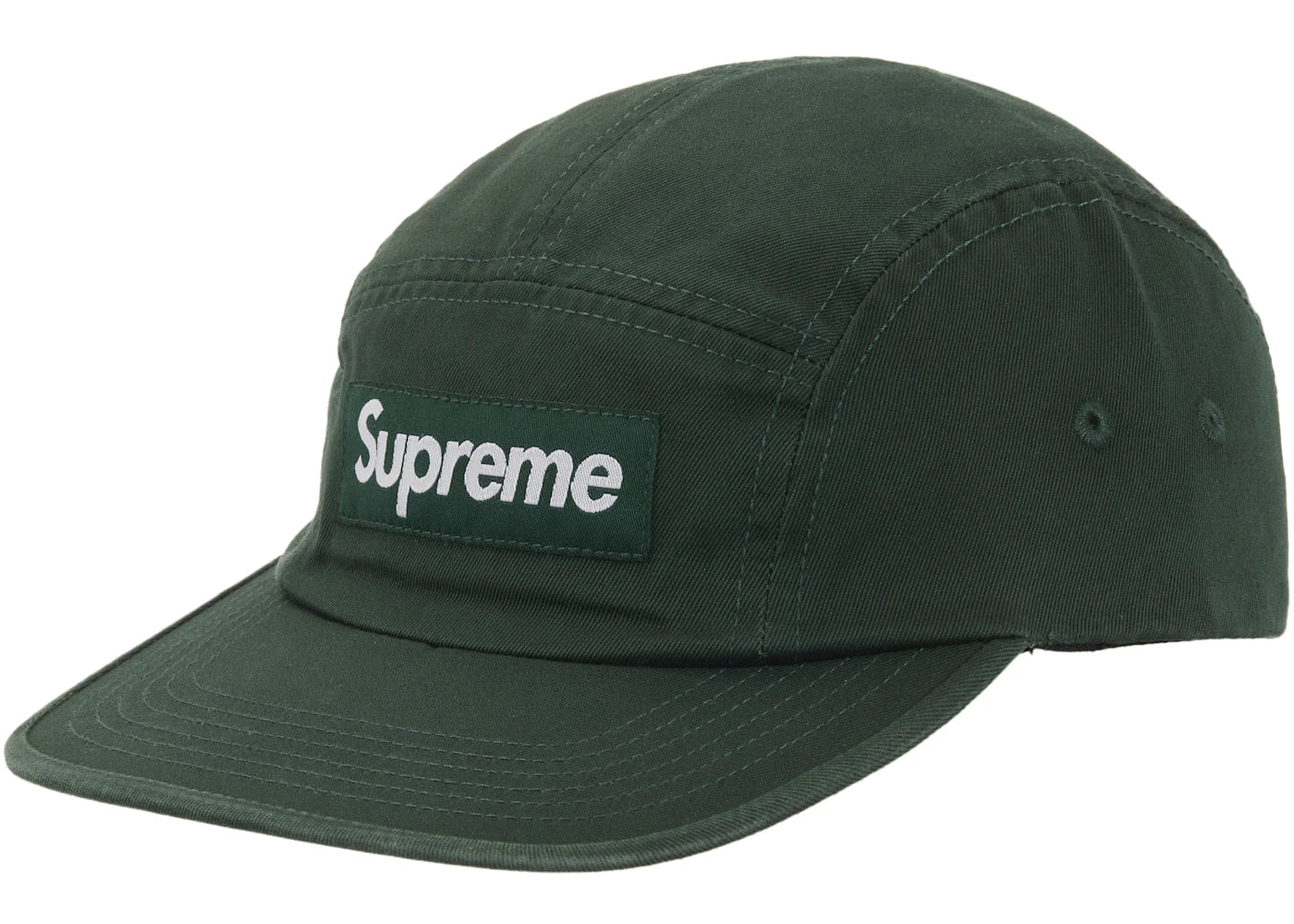 Supreme Washed Chino Twill Camp Cap (FW25) Green