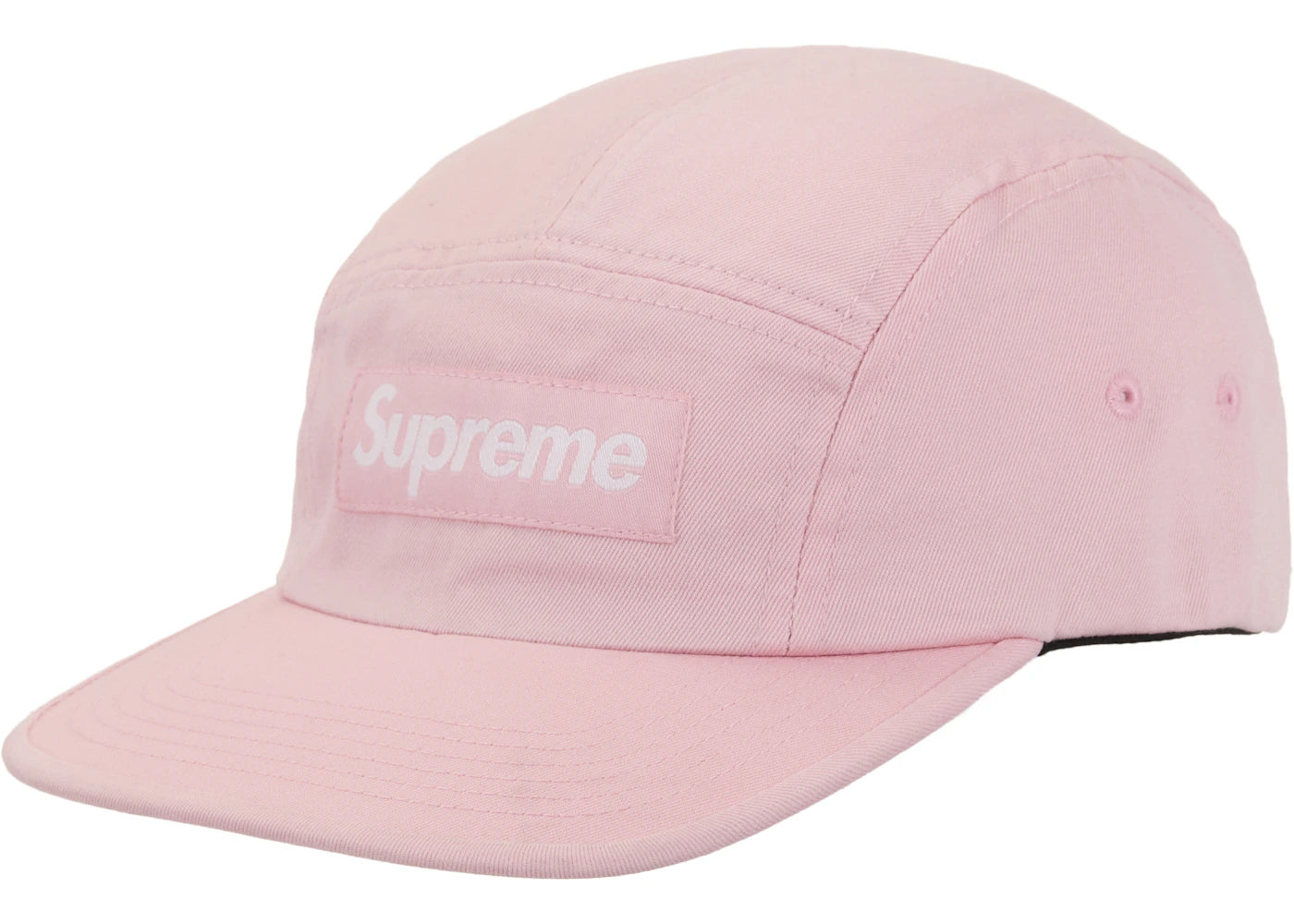 Supreme Washed Chino Twill Camp Cap (FW25) Pink