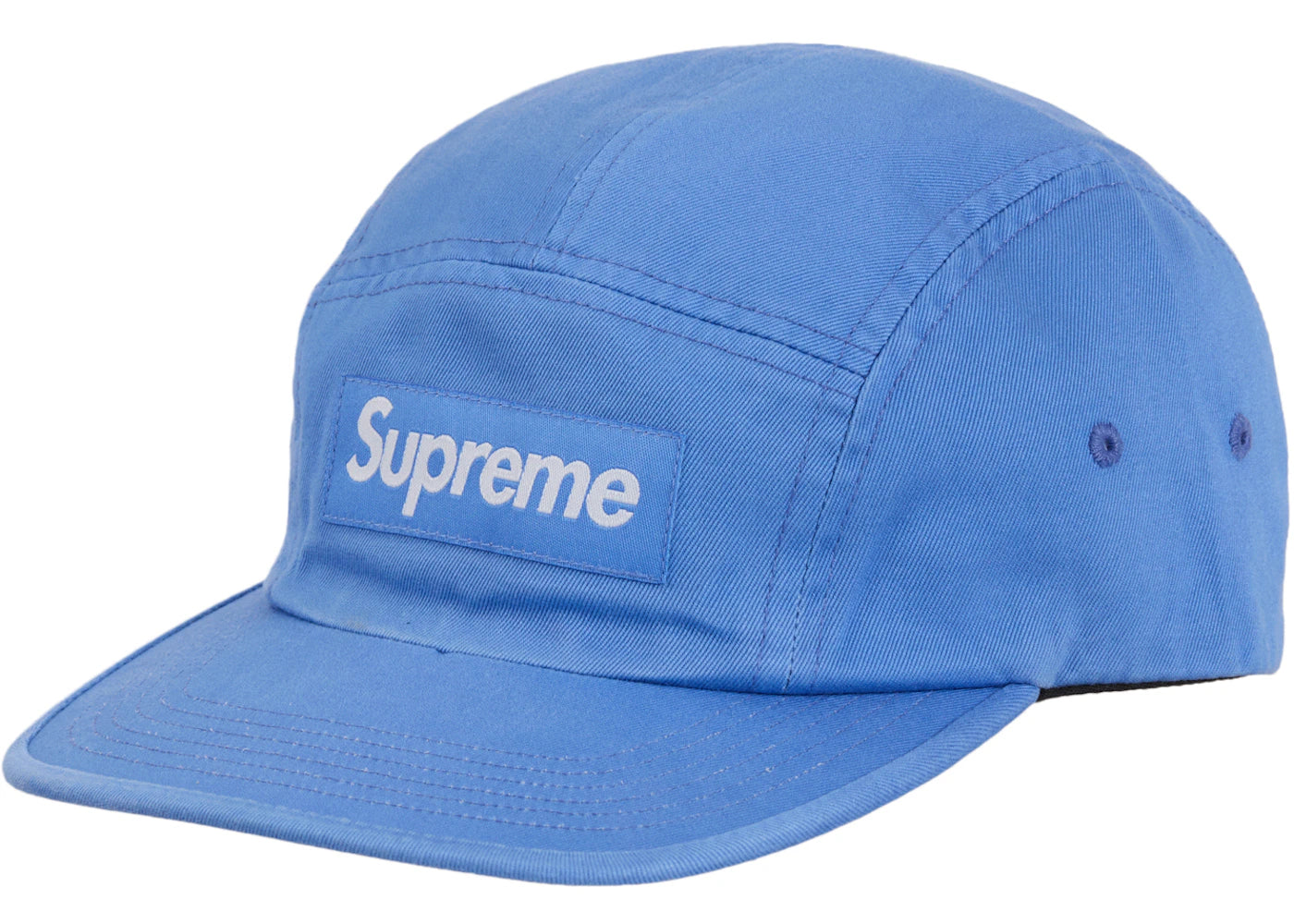 Supreme Washed Chino Twill Camp Cap SS24 Blue