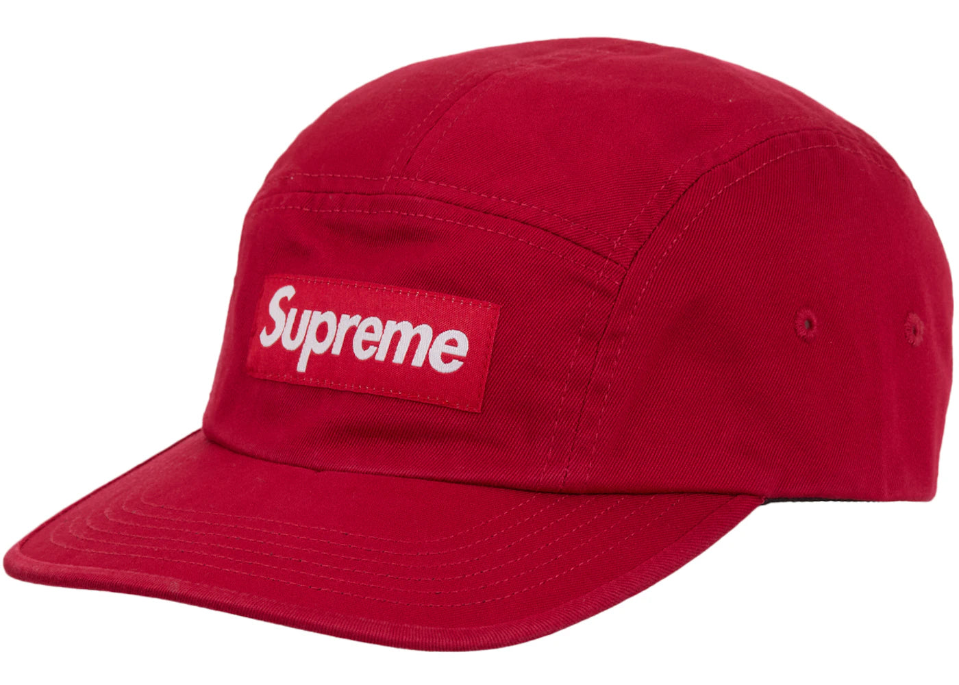 Supreme Washed Chino Twill Camp Cap SS24 Red