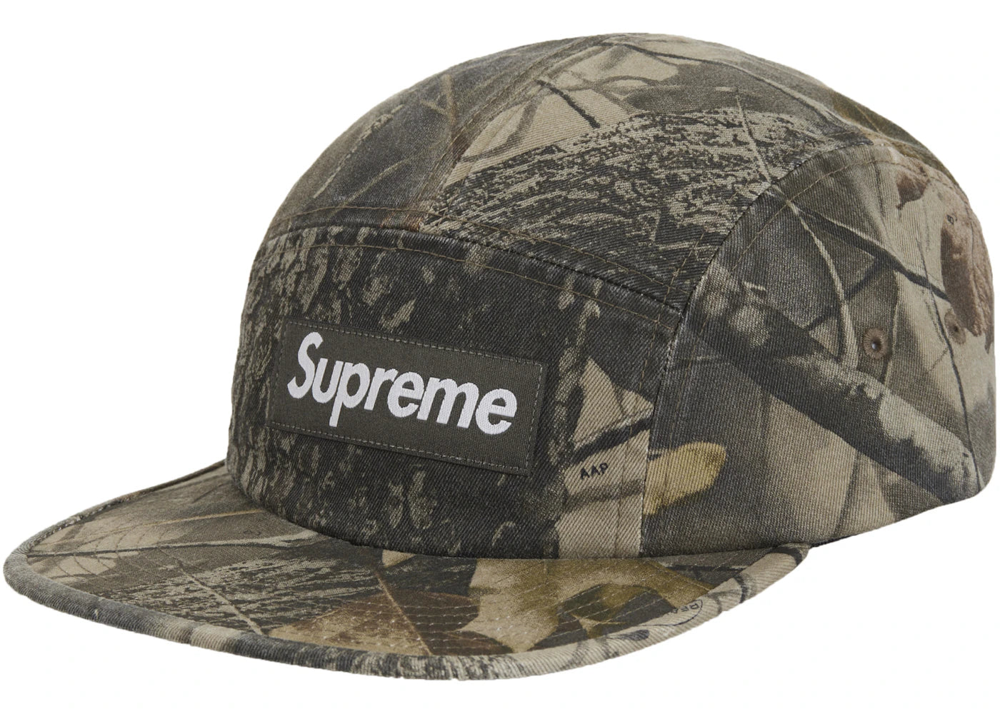 Supreme Washed Chino Twill Camp Cap (SS25) Realtree Hardwoods Camo