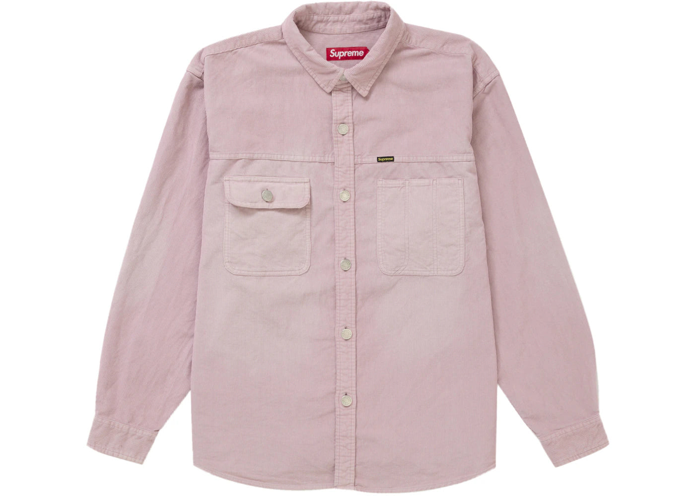 Supreme Washed Corduroy Shirt Dusty Pink
