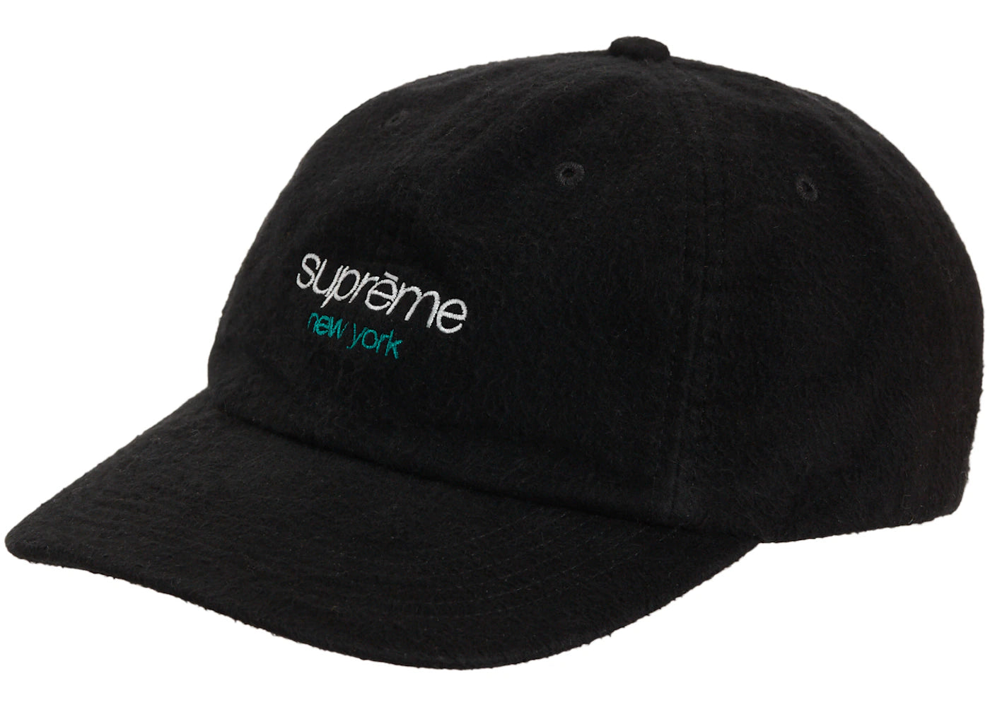 Supreme Washed Flannel 6-Panel Black