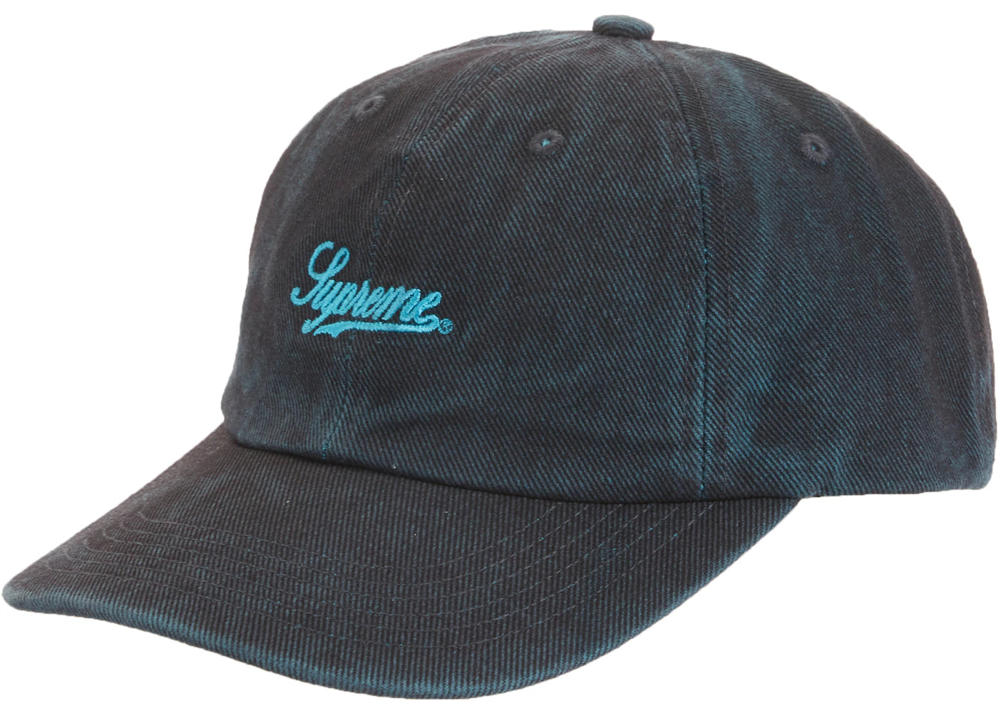 Supreme Washed Twill 6-Panel Blue