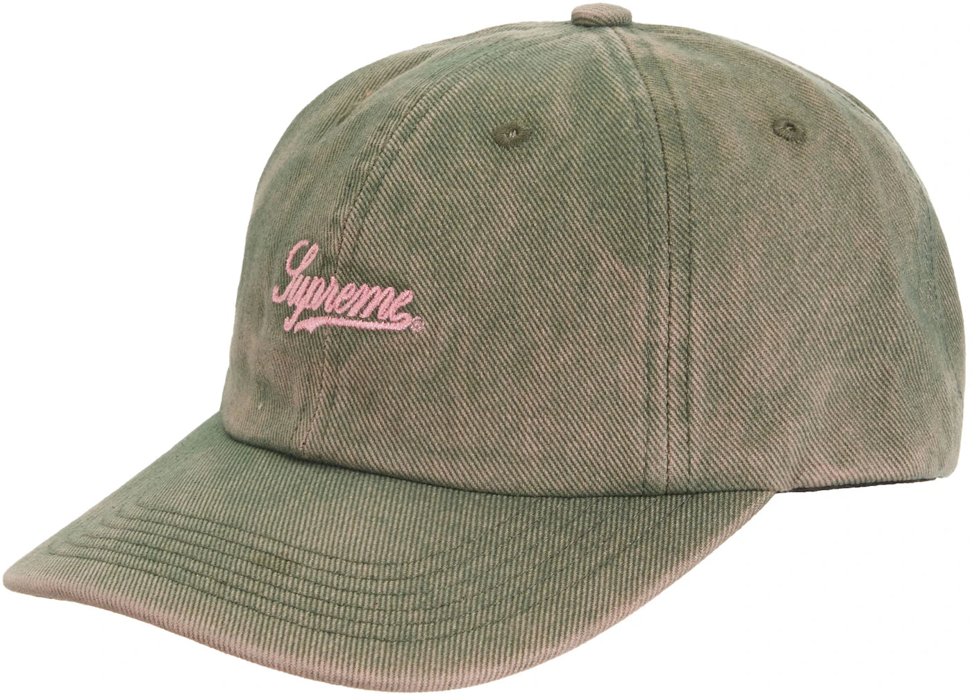 Supreme Washed Twill 6-Panel Green