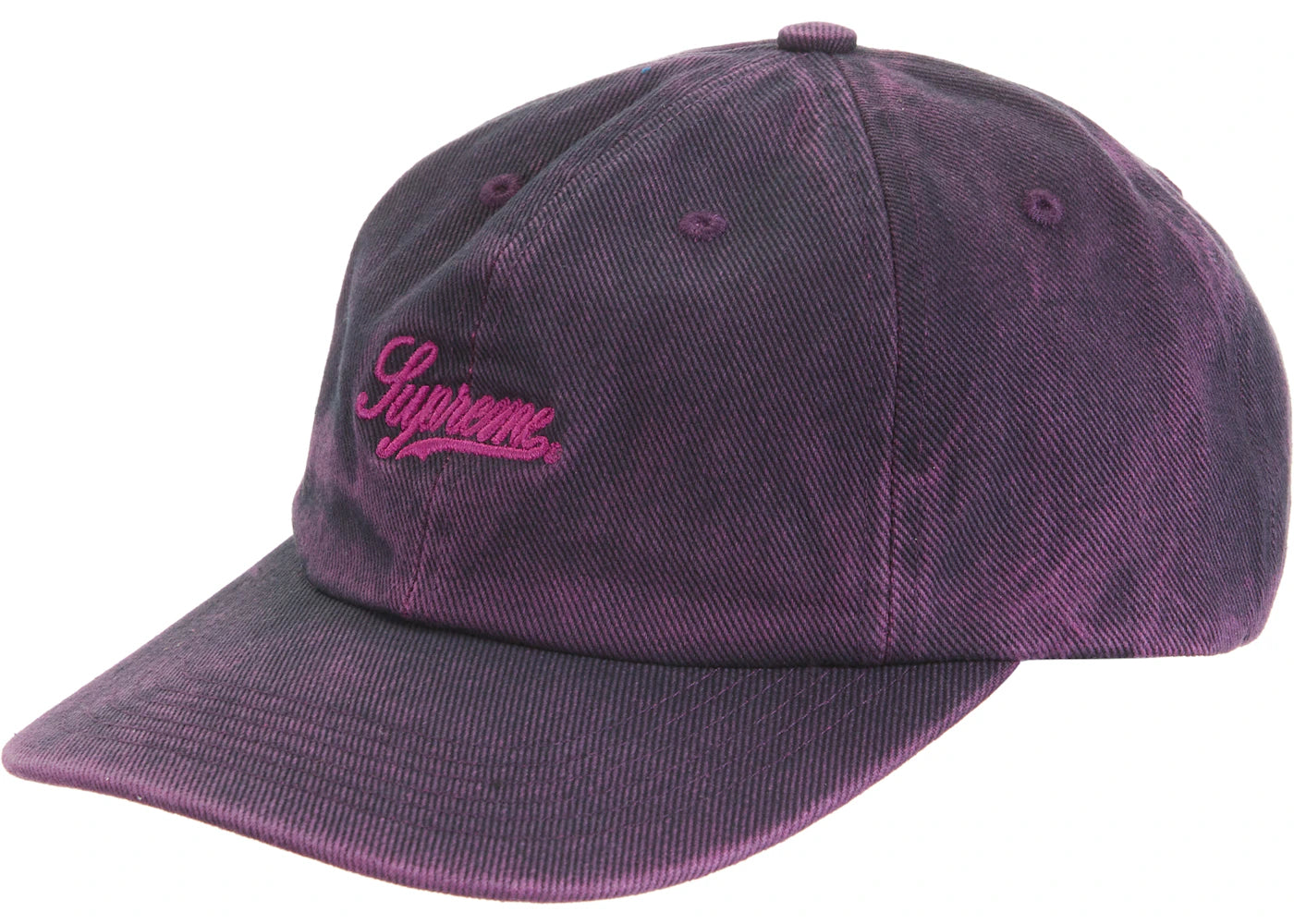 Supreme Washed Twill 6-Panel Purple