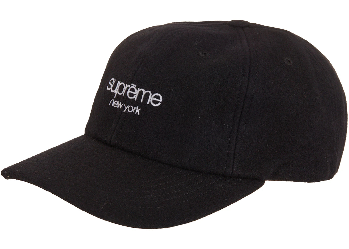 Supreme Waxed Wool 6-Panel Black
