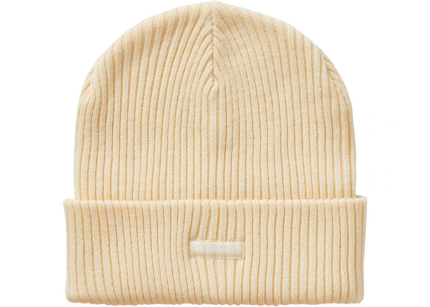Supreme Wide Rib Beanie Natural