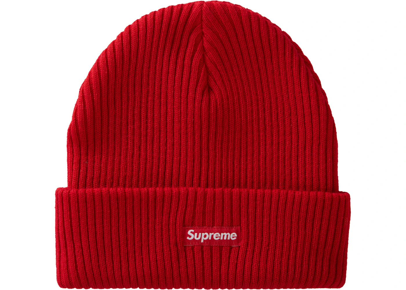 Supreme Wide Rib Beanie Red