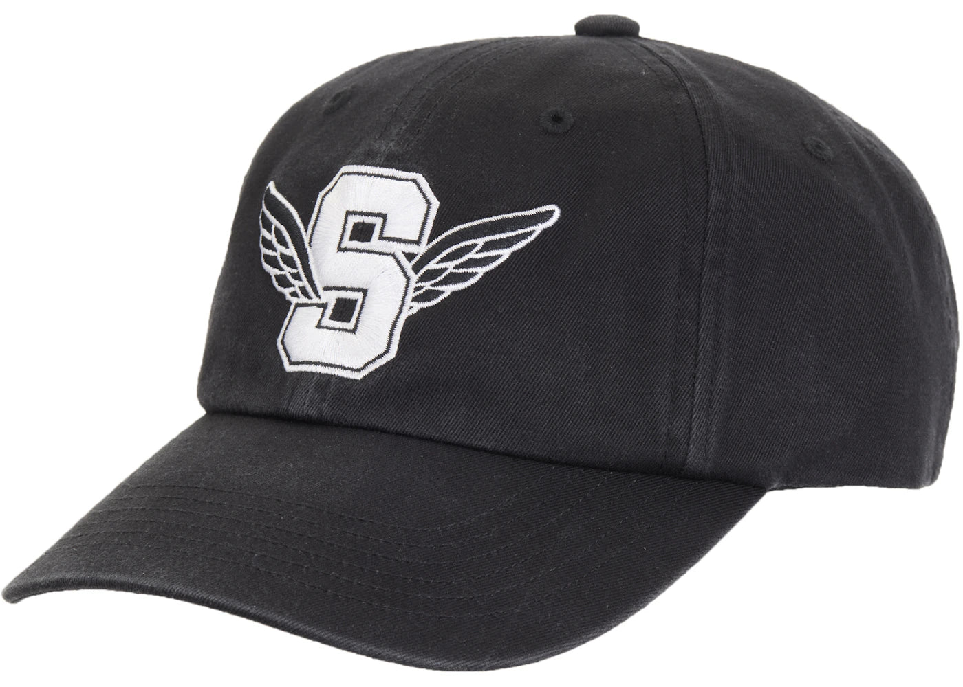 Supreme Wings Logo 6-Panel Black