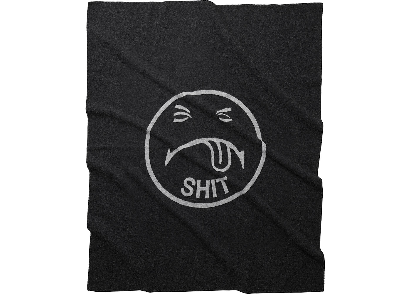 Supreme Woolrich Wool Throw Blanket Black