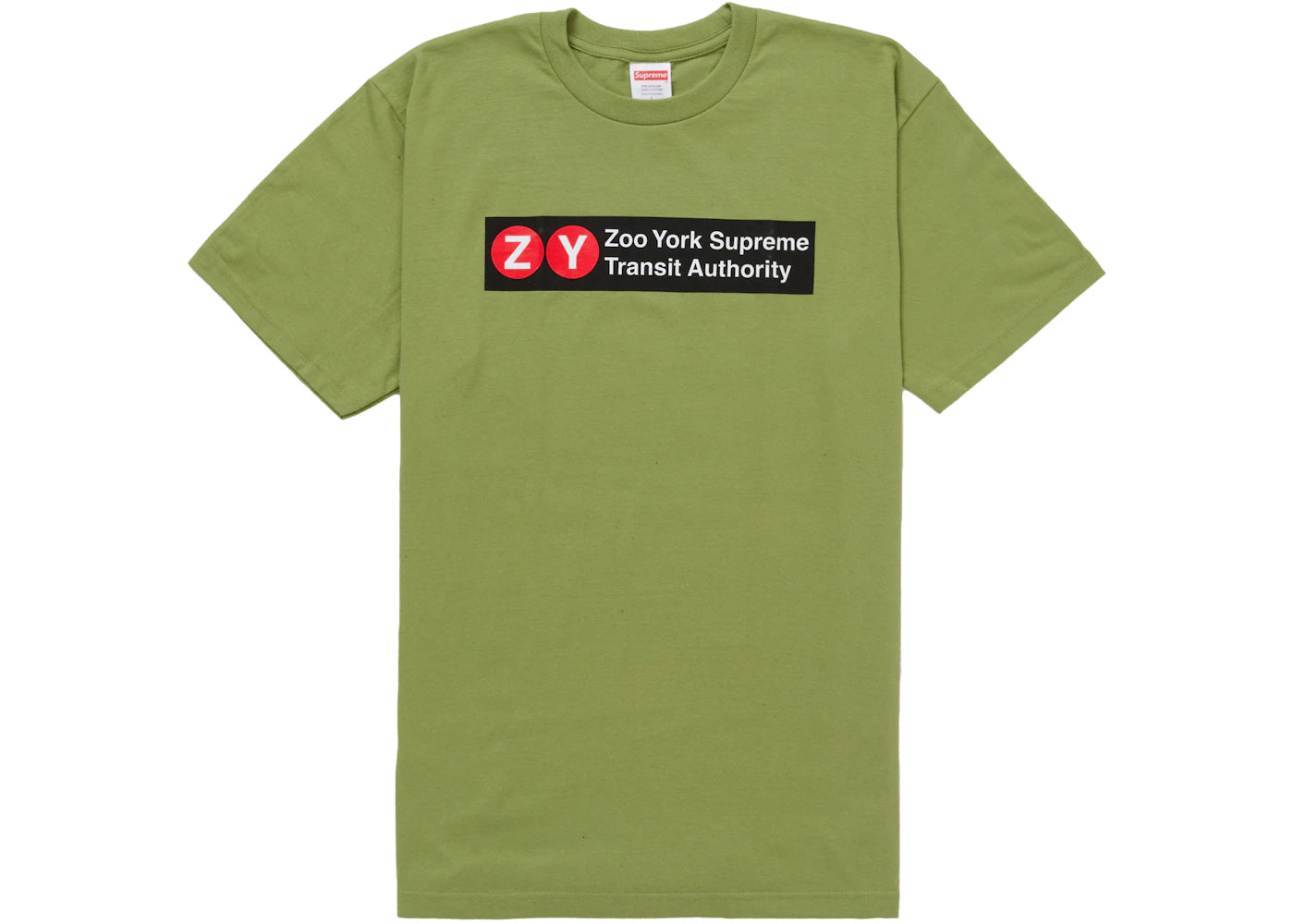 Supreme Zoo York Transit Tee Olive