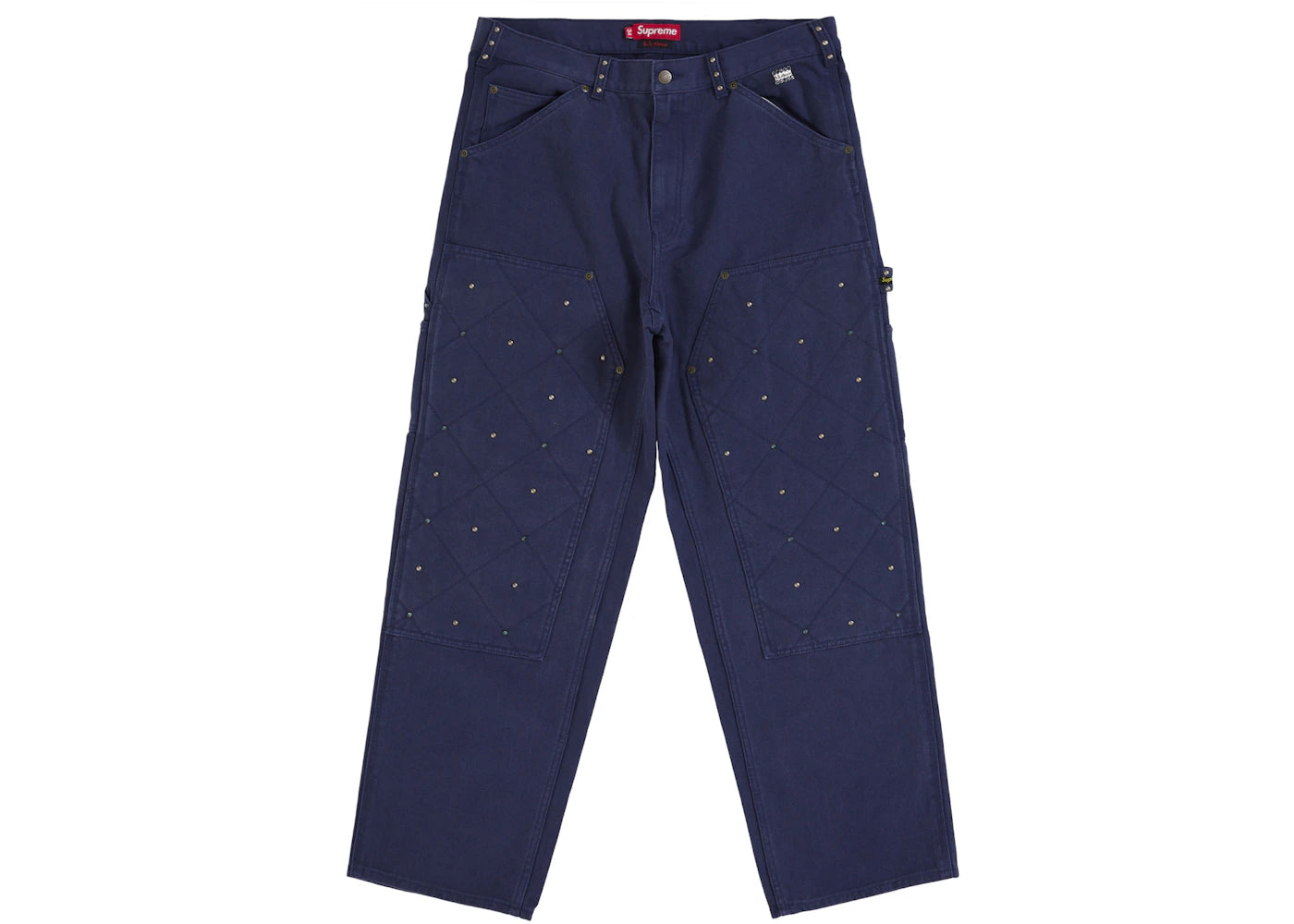 Supreme b.b. Simon Quilted Double Knee Painter Pant Navy