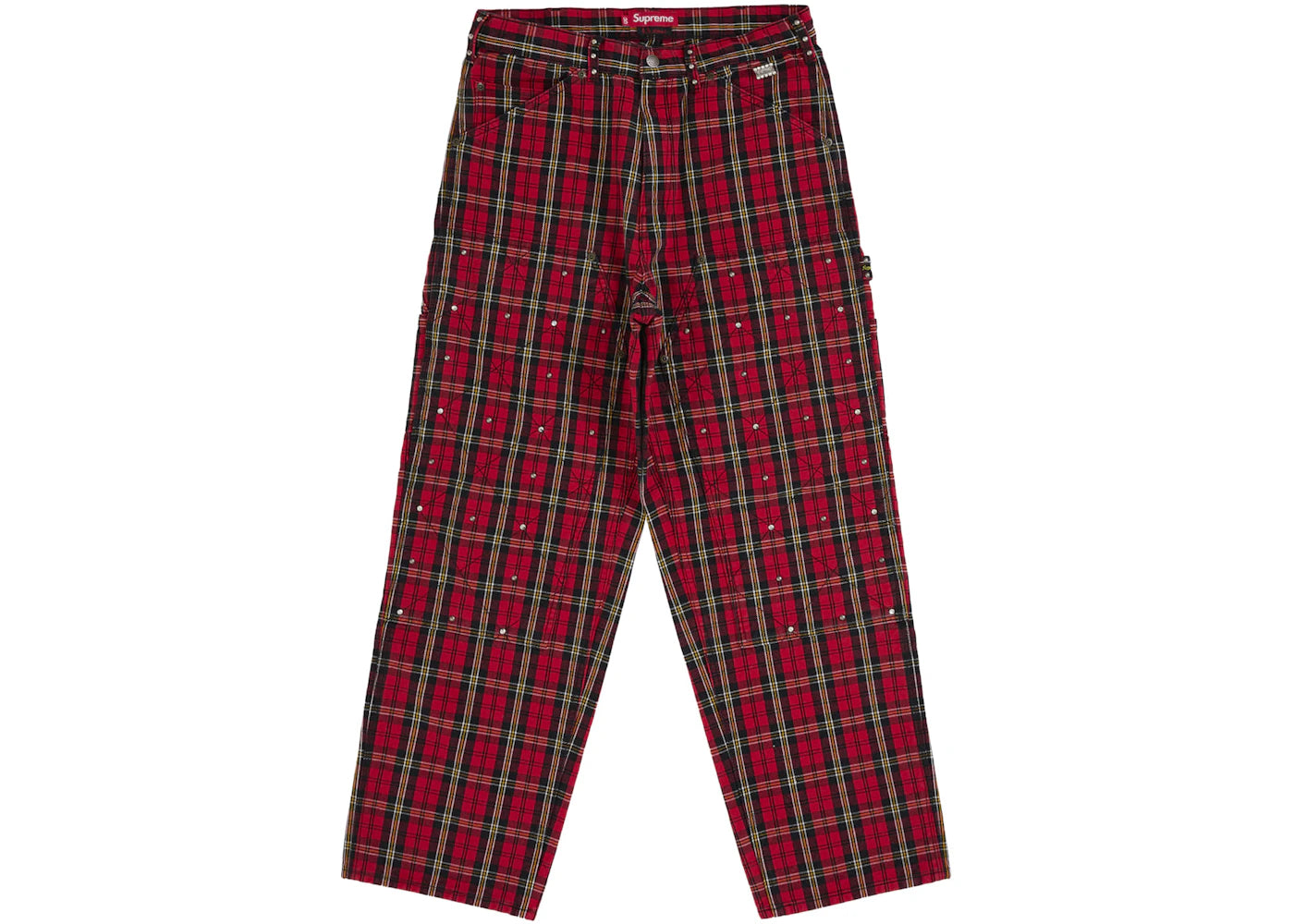 Supreme b.b. Simon Quilted Double Knee Painter Pant Plaid