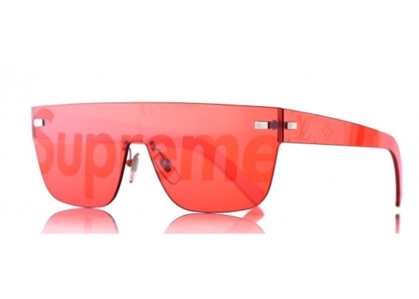 Supreme x Louis Vuitton City Mask SP Sunglasses Red