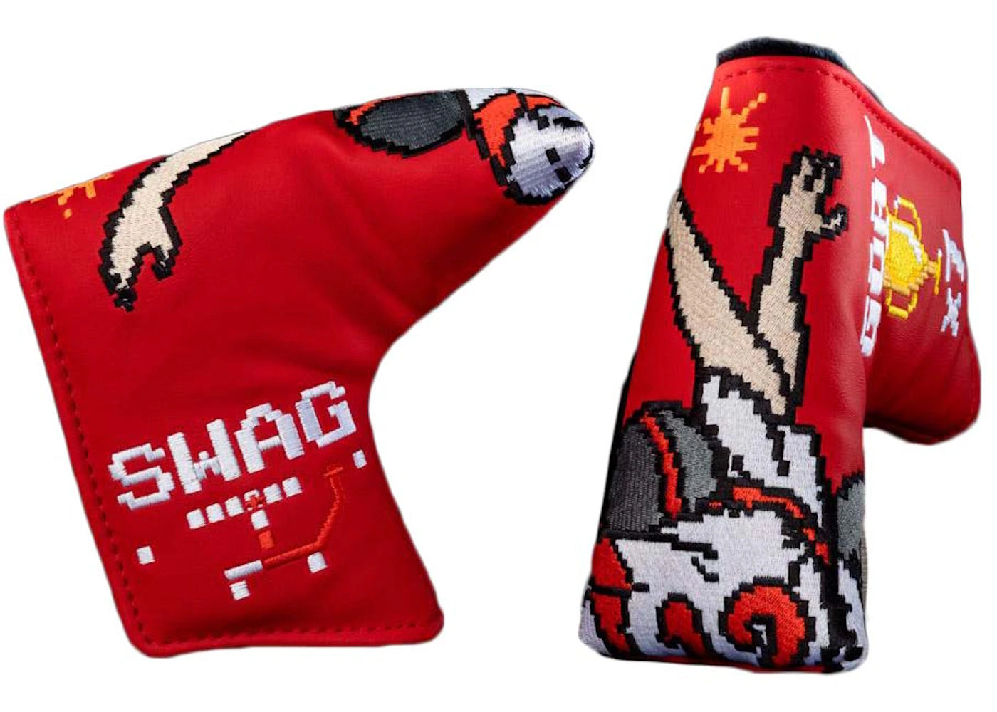 Swag Golf 8-Bit TB Wins Cover Golf Club Cover Red