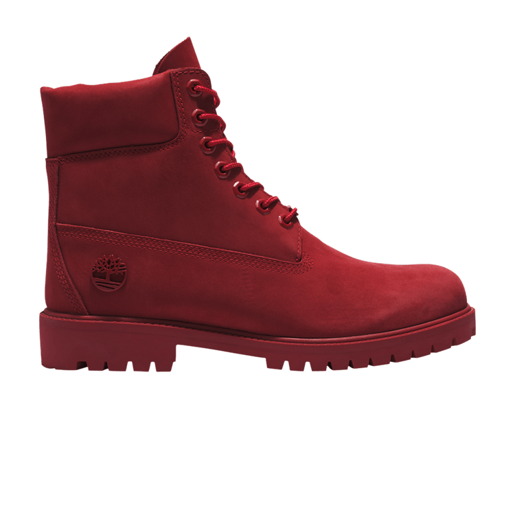 Timberland 6" Heritage Premium Waterproof Boot Dark Red Nubuck
