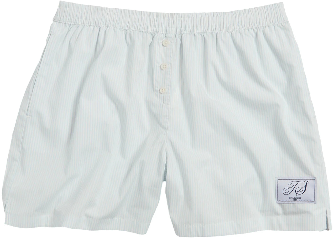 Taylor Swift 1989 Taylor’s Version Blue Stripe Poplin Shorts Blue Stripe