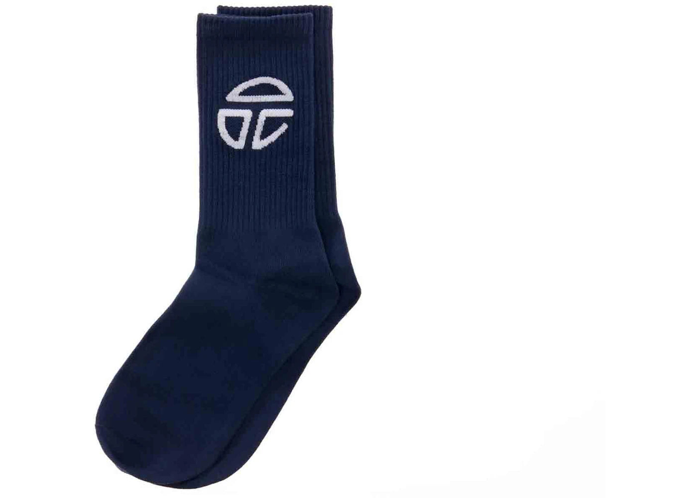 Telfar Athletic Logo Socks Navy