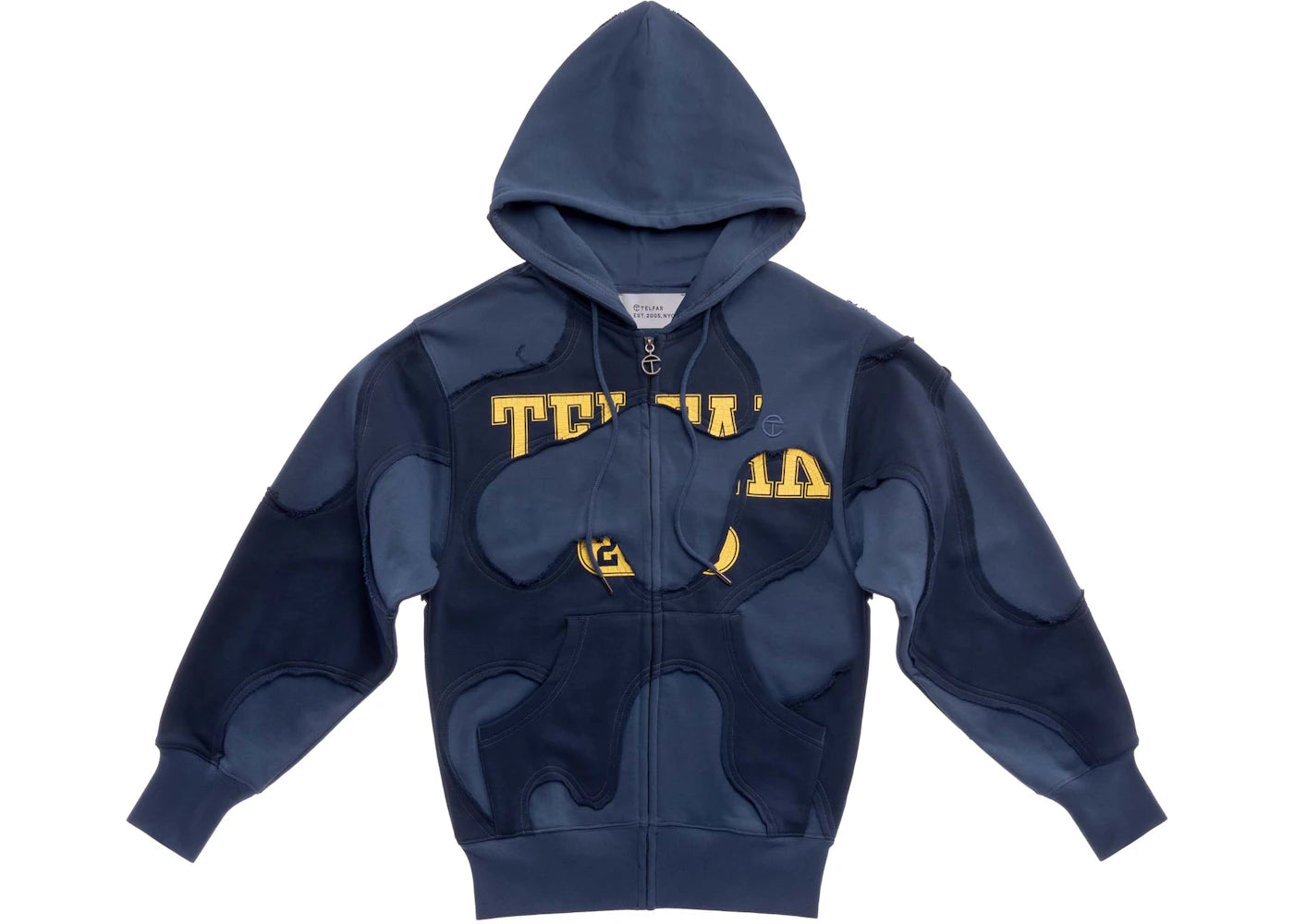 Telfar Camo Hoodie Navy
