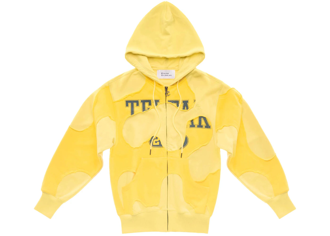 Telfar Camo Hoodie Yellow
