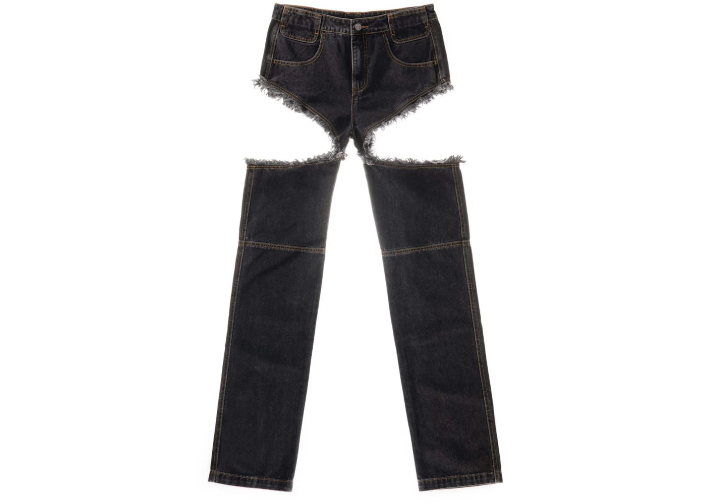 Telfar Thigh-Hole Jean Black