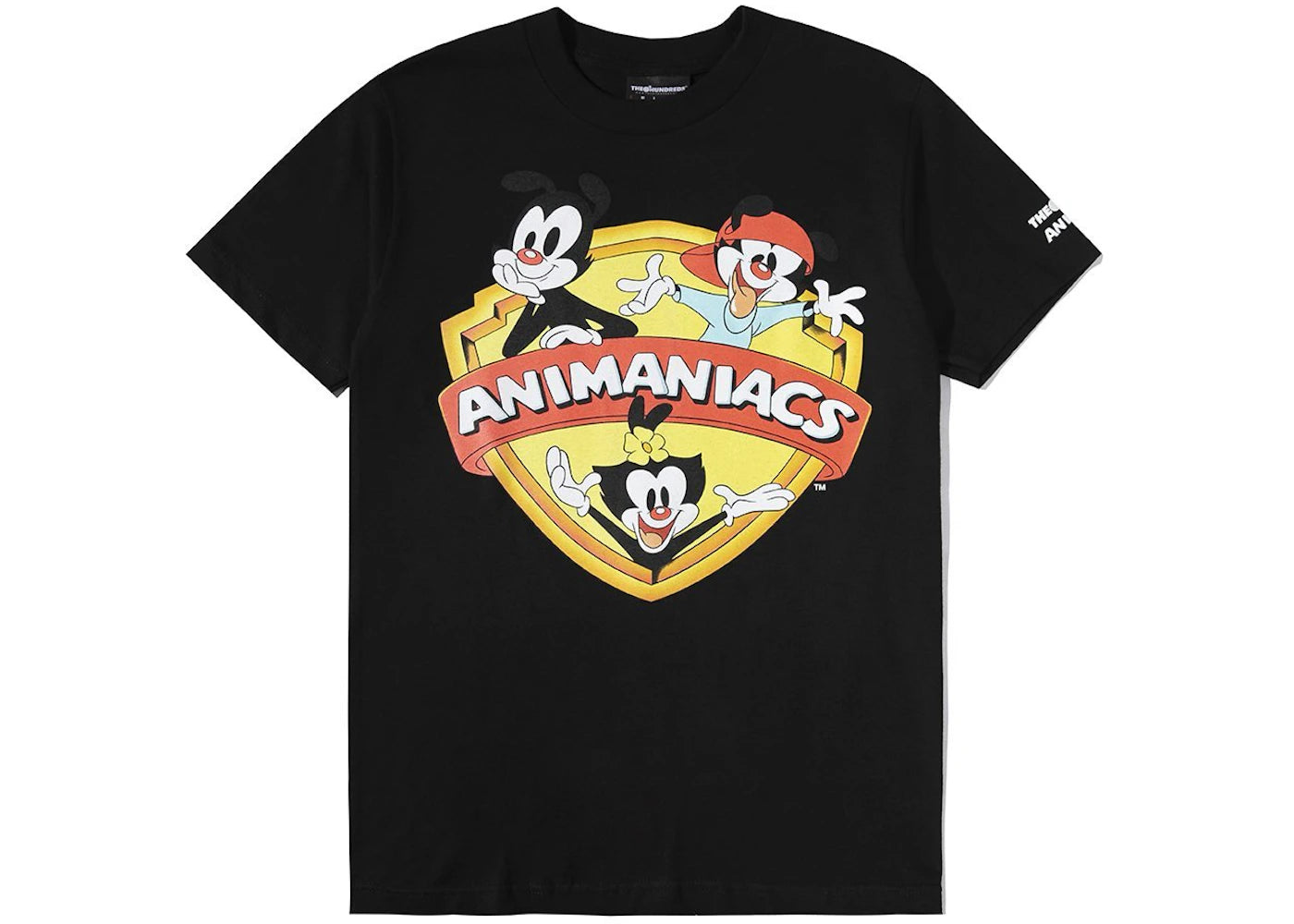 The Hundreds x Anamaniacs Shield T-Shirt Black