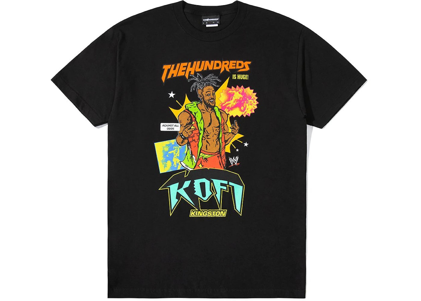 The Hundreds x WWE Kofi Kingston T-Shirt Black