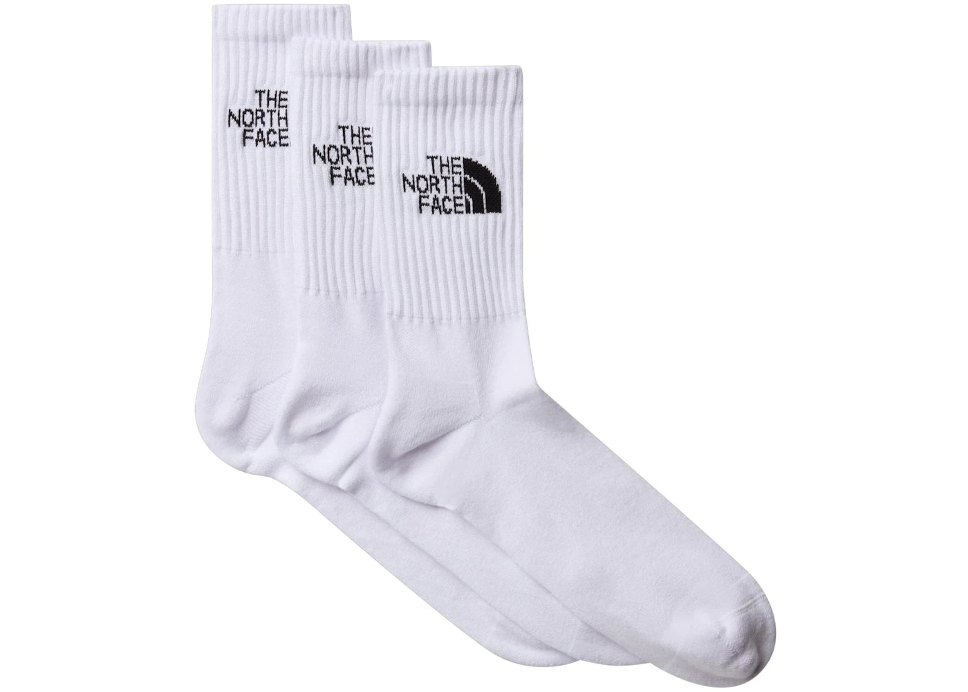 The North Face Everyday Standard Crew 3-Pack Socks TNF White