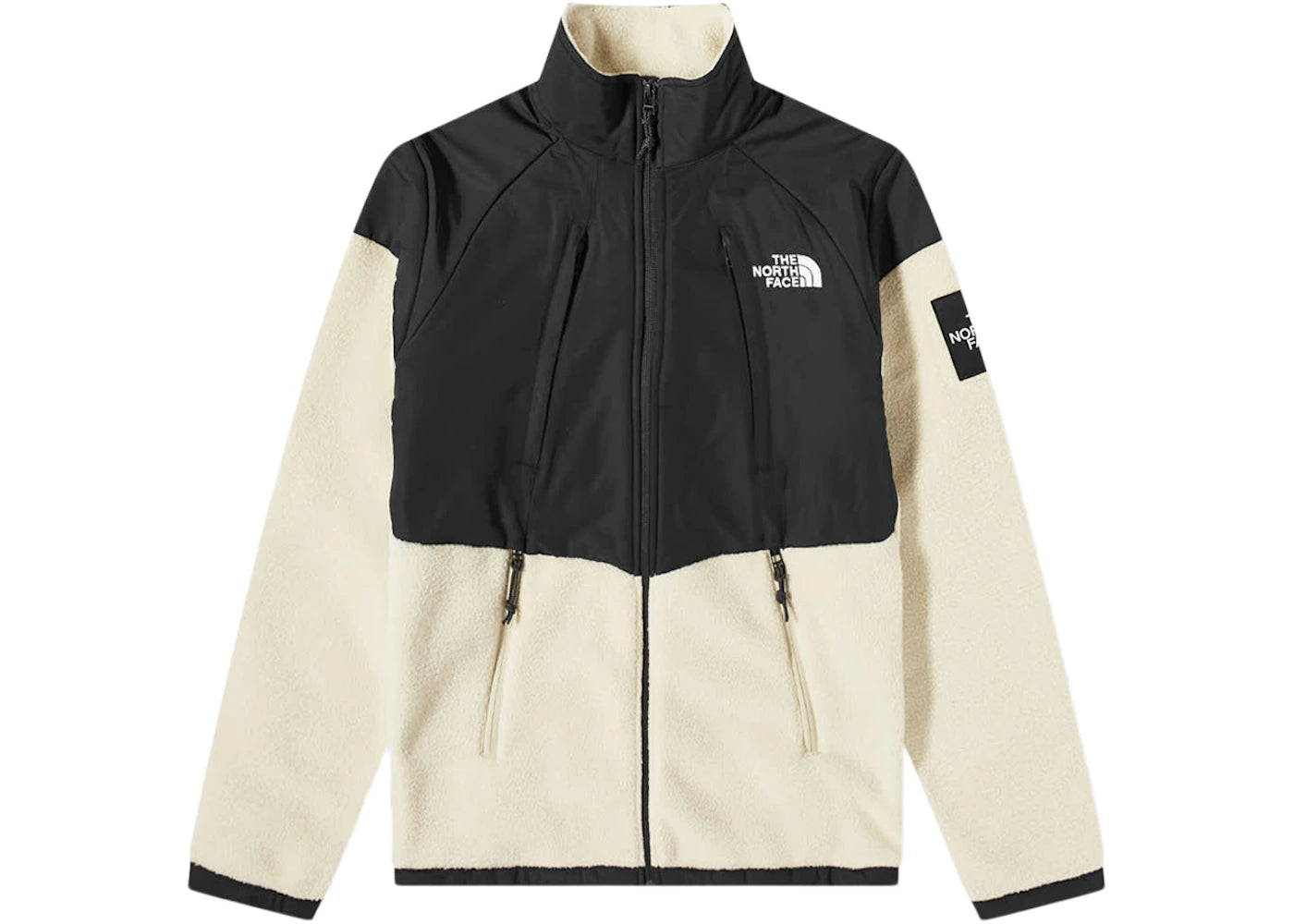 The North Face Color Block Phlego Denali Zip-Up Jacket Gravel
